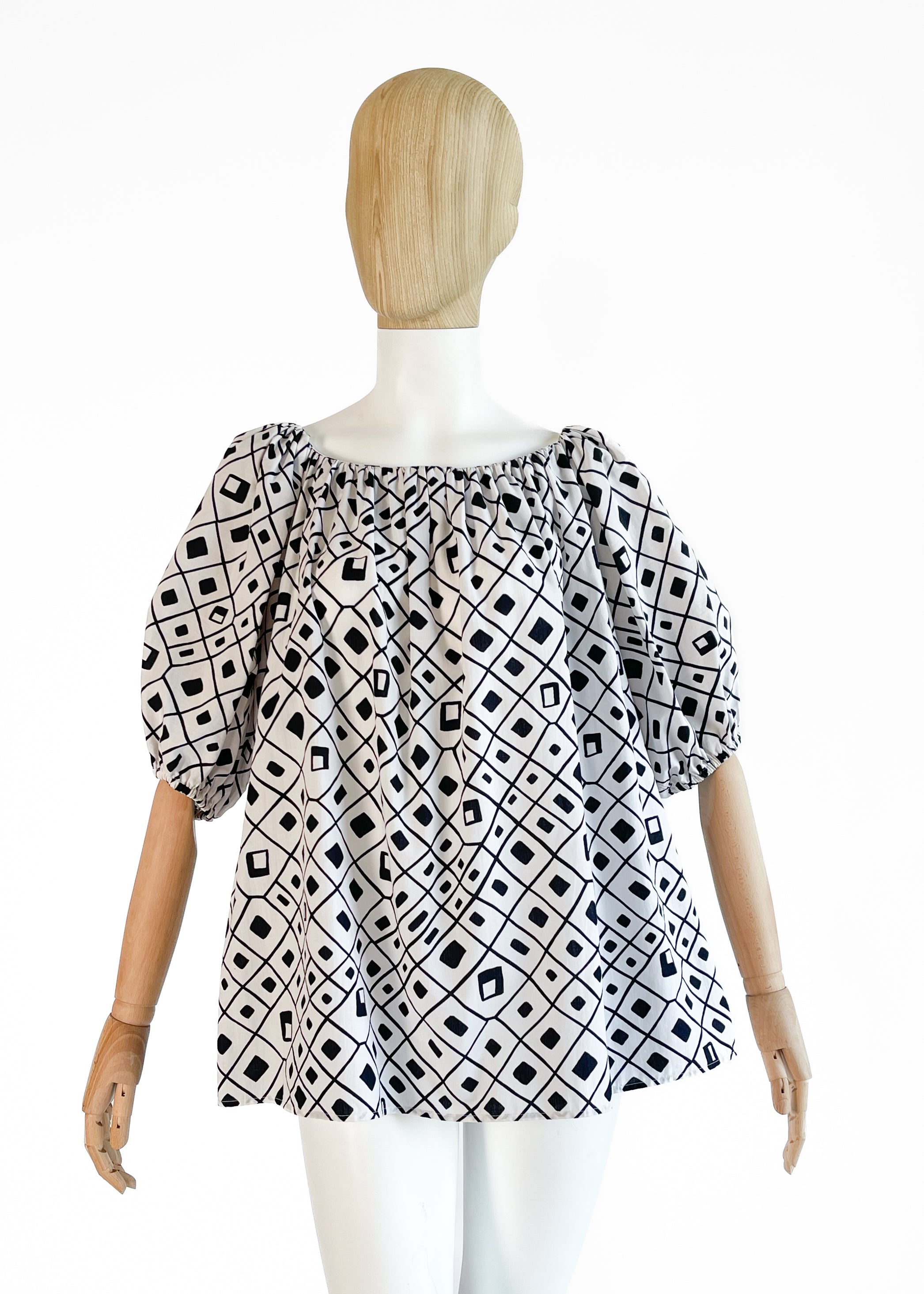 Vintage Yves Saint Laurent Graphic Cotton Shirt