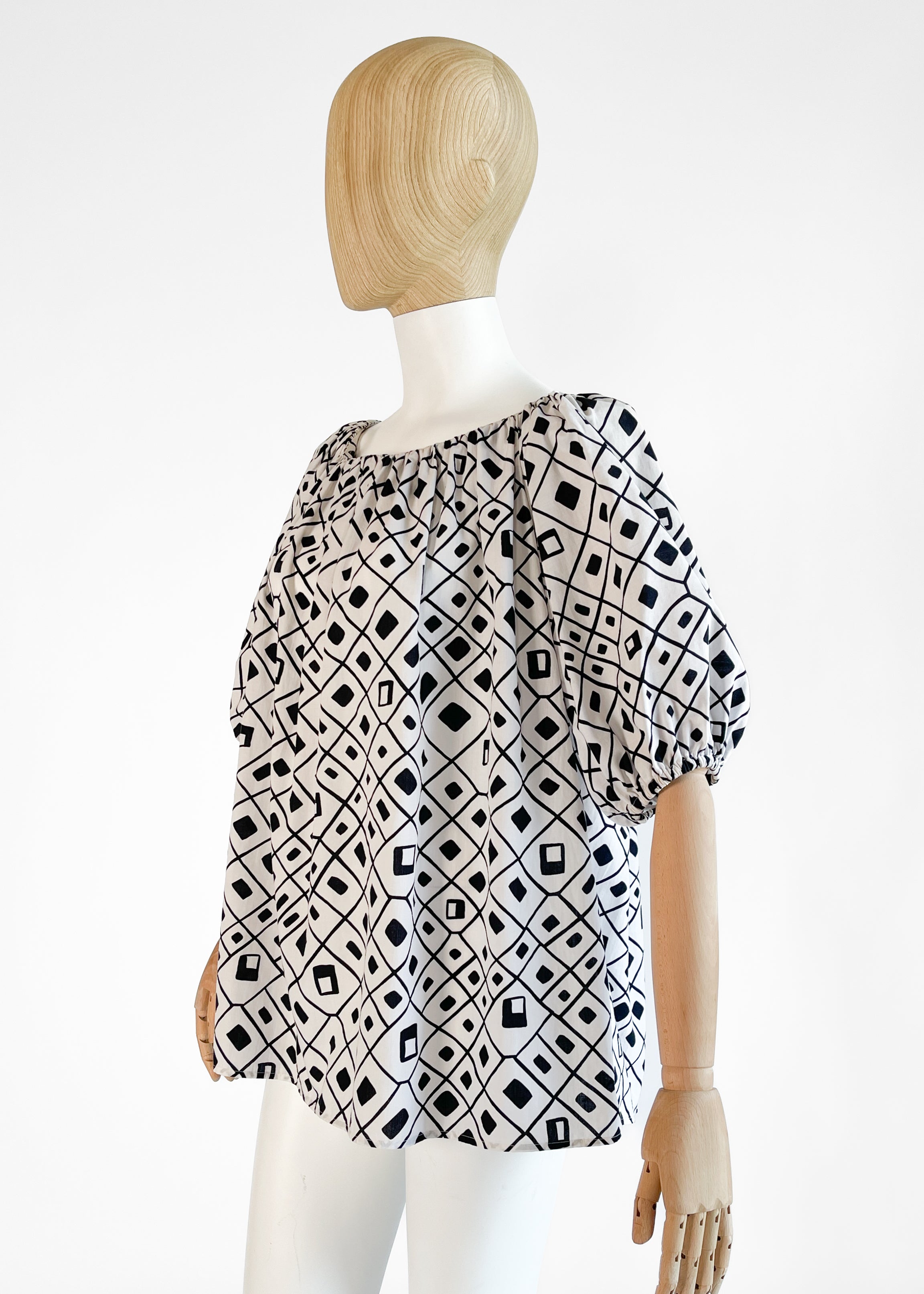 Vintage Yves Saint Laurent Graphic Cotton Shirt