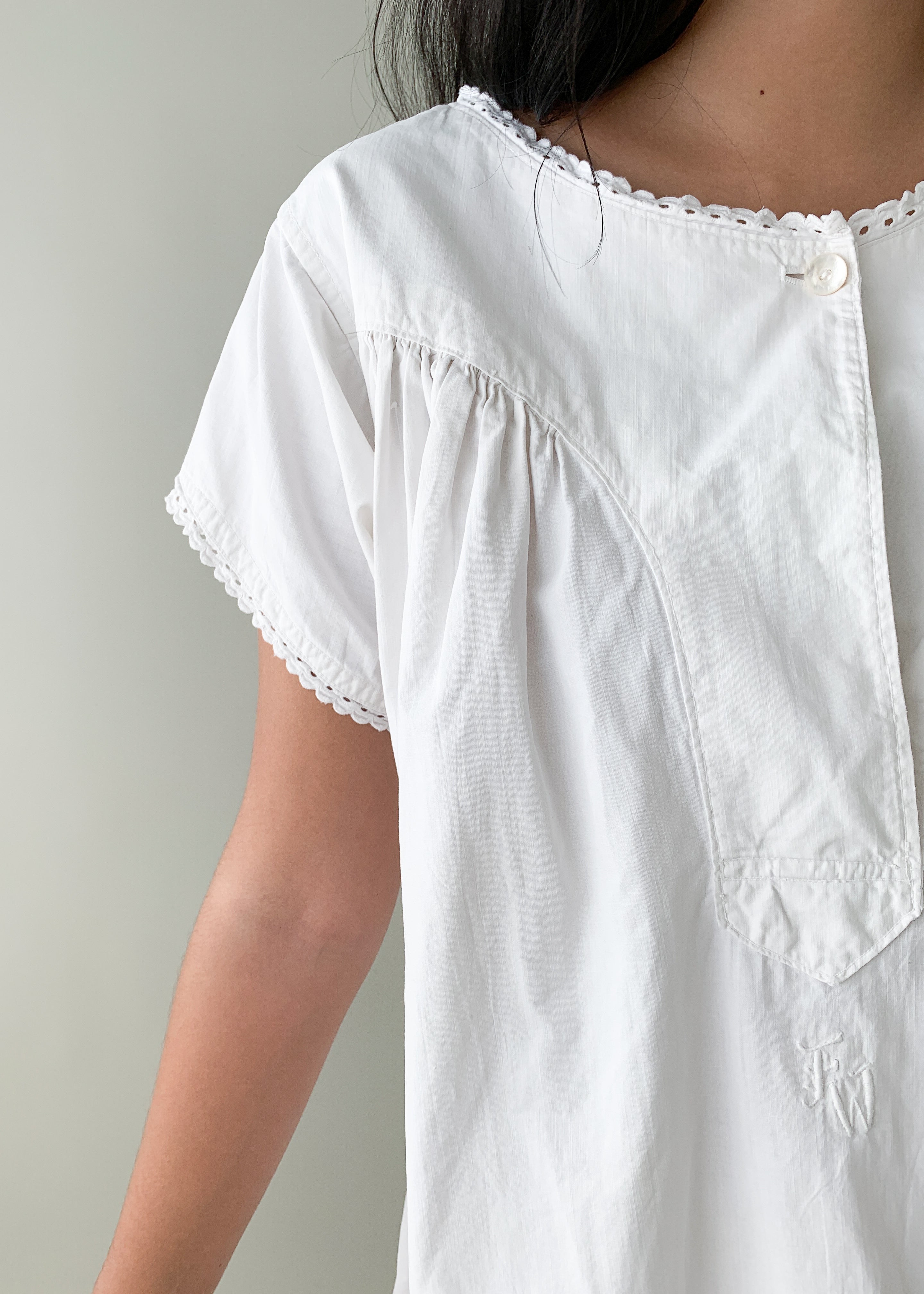 Antique Cotton Summer Dress