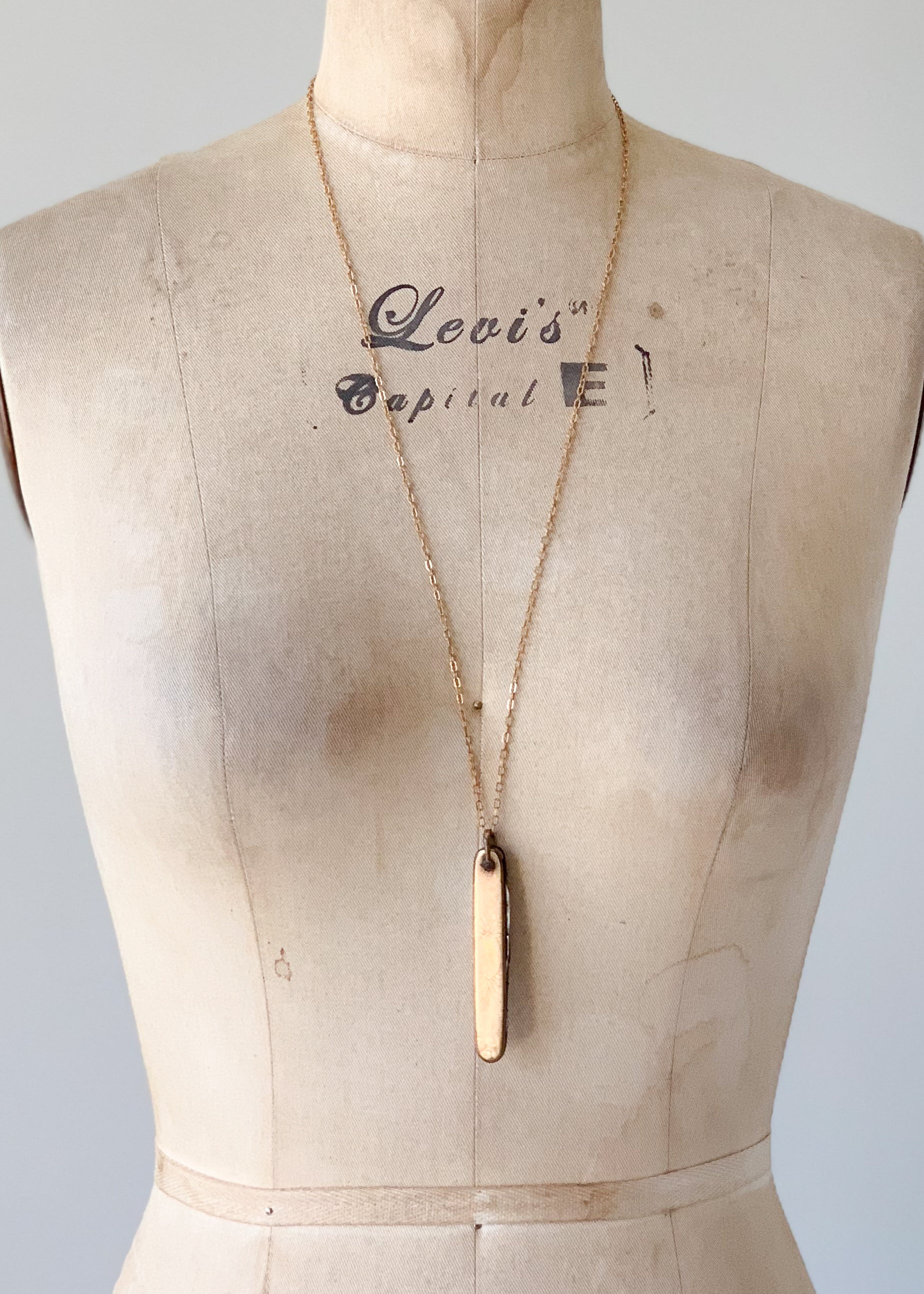 Vintage 1920s Pocket Knife Necklace