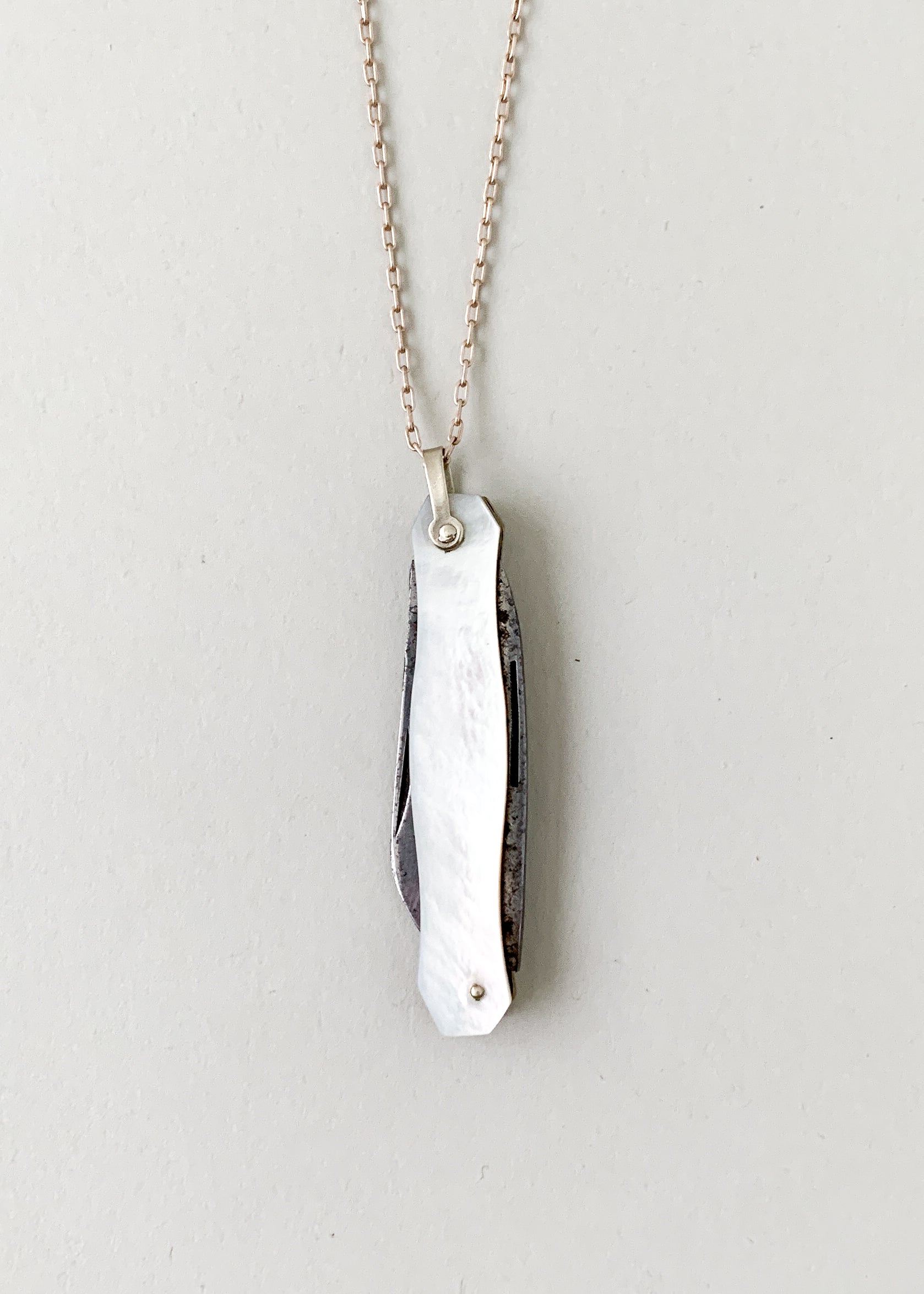 Vintage 1920s Pocket Knife Necklace