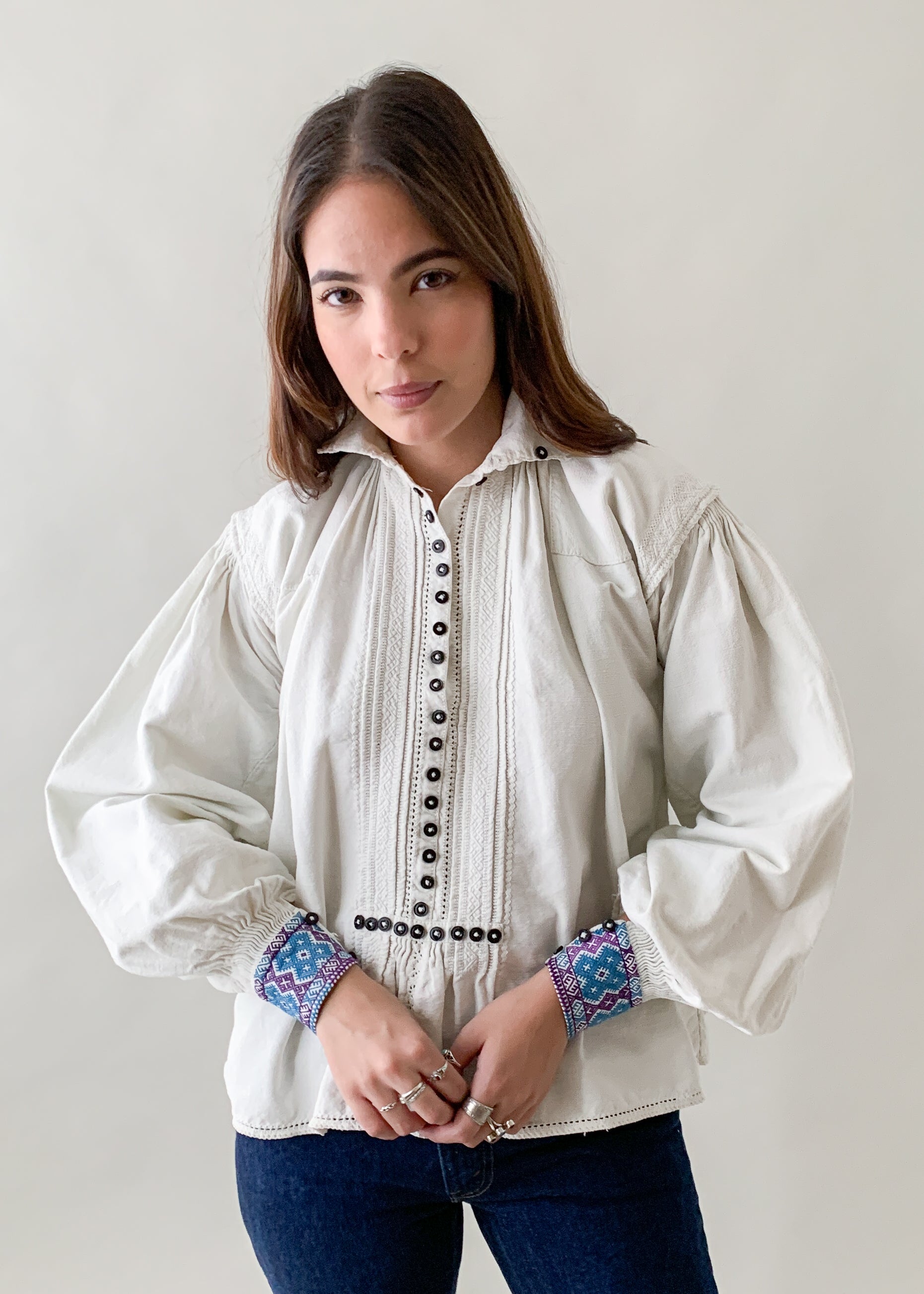 Vintage 1930s Hungarian Cotton Top