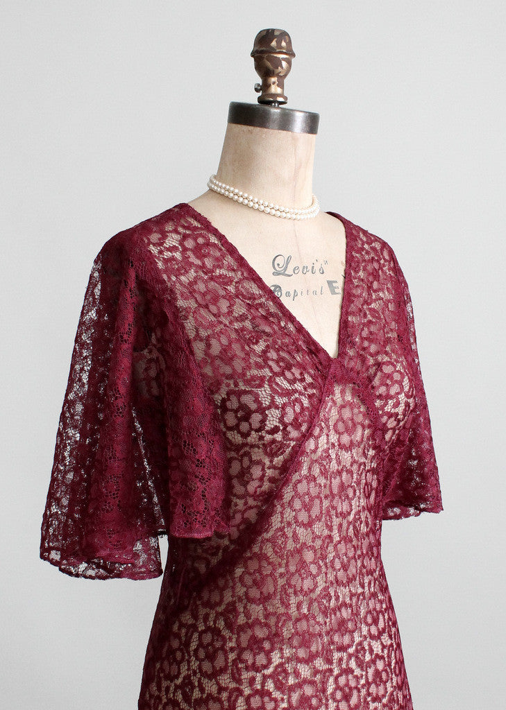 Vintage 1930s Evening Gown