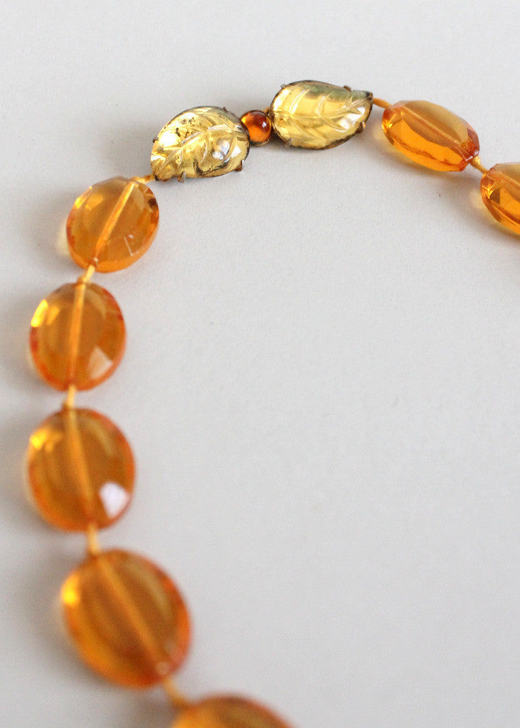 Vintage foil backed glass jewelry