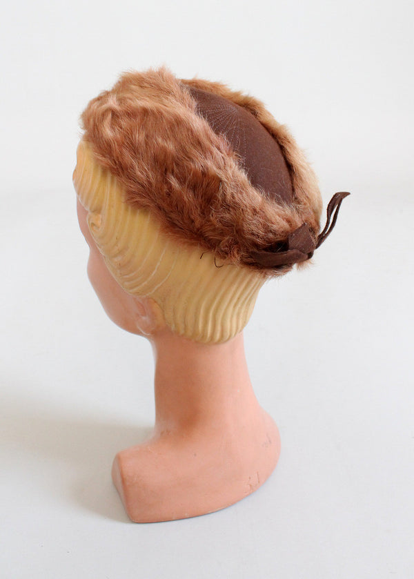 1940’s Karkul Barnes Fur Hat 1940s Karkul Fur Hat. Large - Etsy Canada main image 3