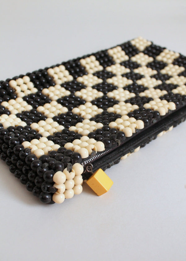 40's Plastic Wire Purse Clutch with Lock main image 0