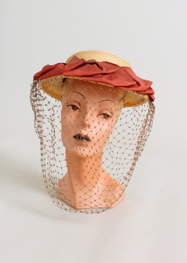 Marchen◆25SS◆See-through band boater hat_2color B Couture Clarence Boater Hat Size 55 Cm at Amazon Men's