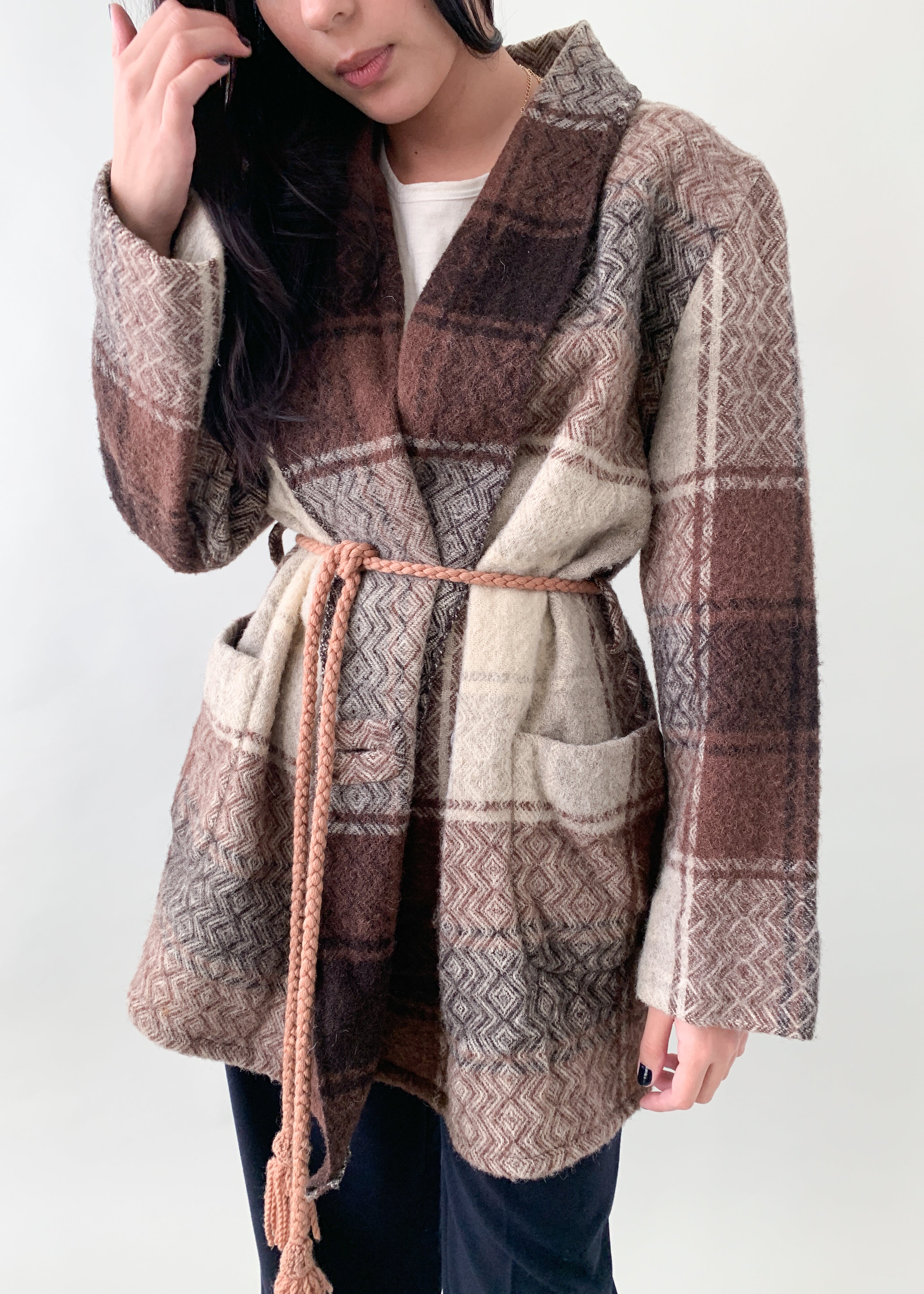 Vintage 1940s Blanket Jacket
