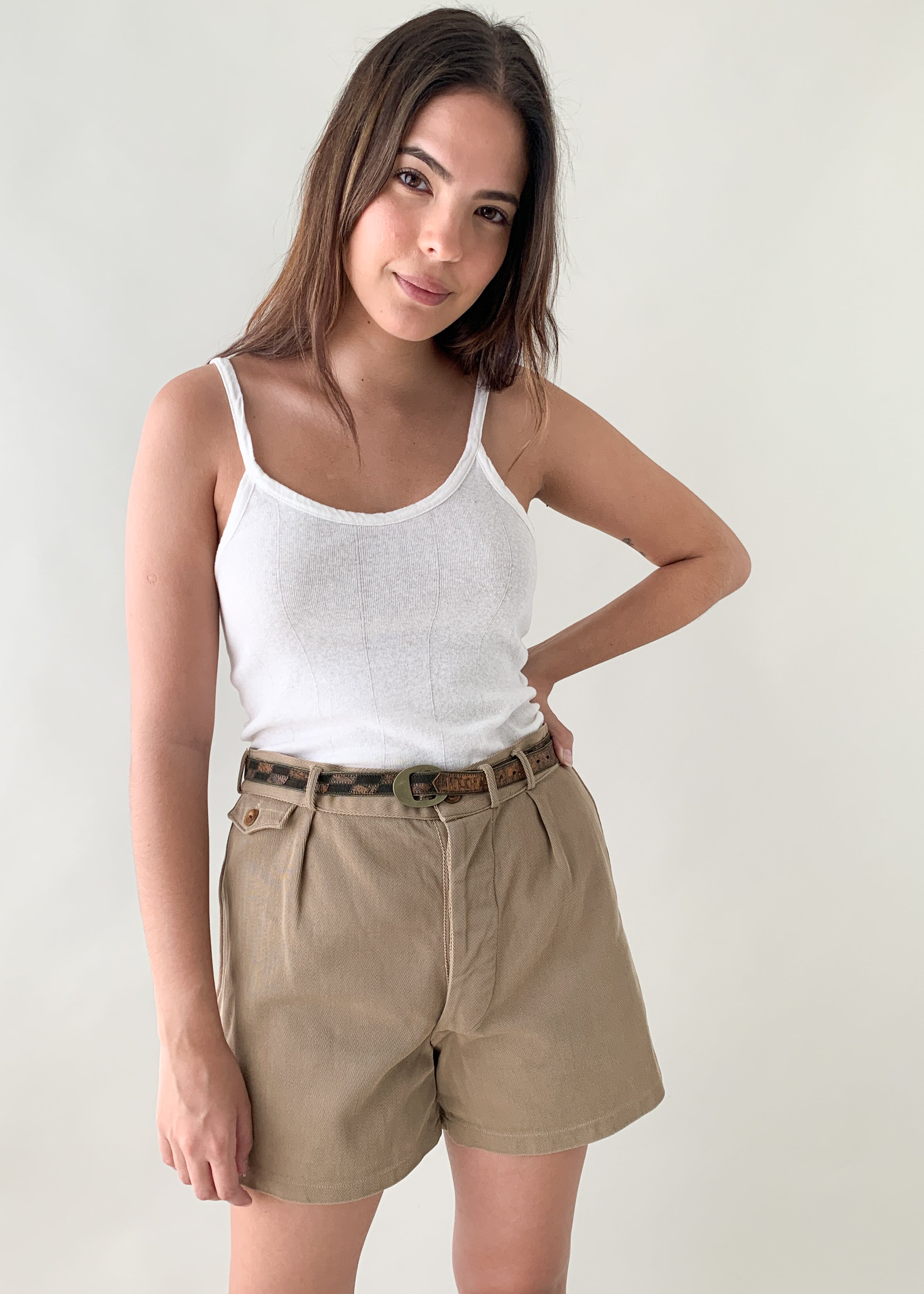 Vintage 1930s Menswear Khaki Shorts