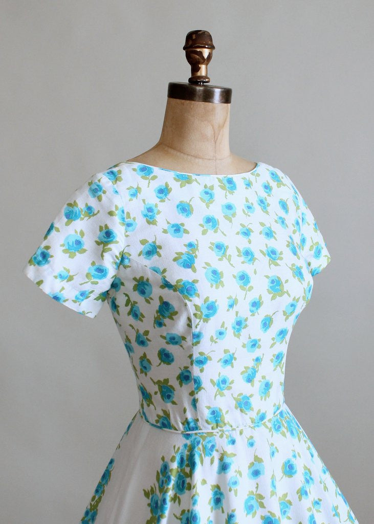 Vintage 1950s Liberty House Floral Day Dress