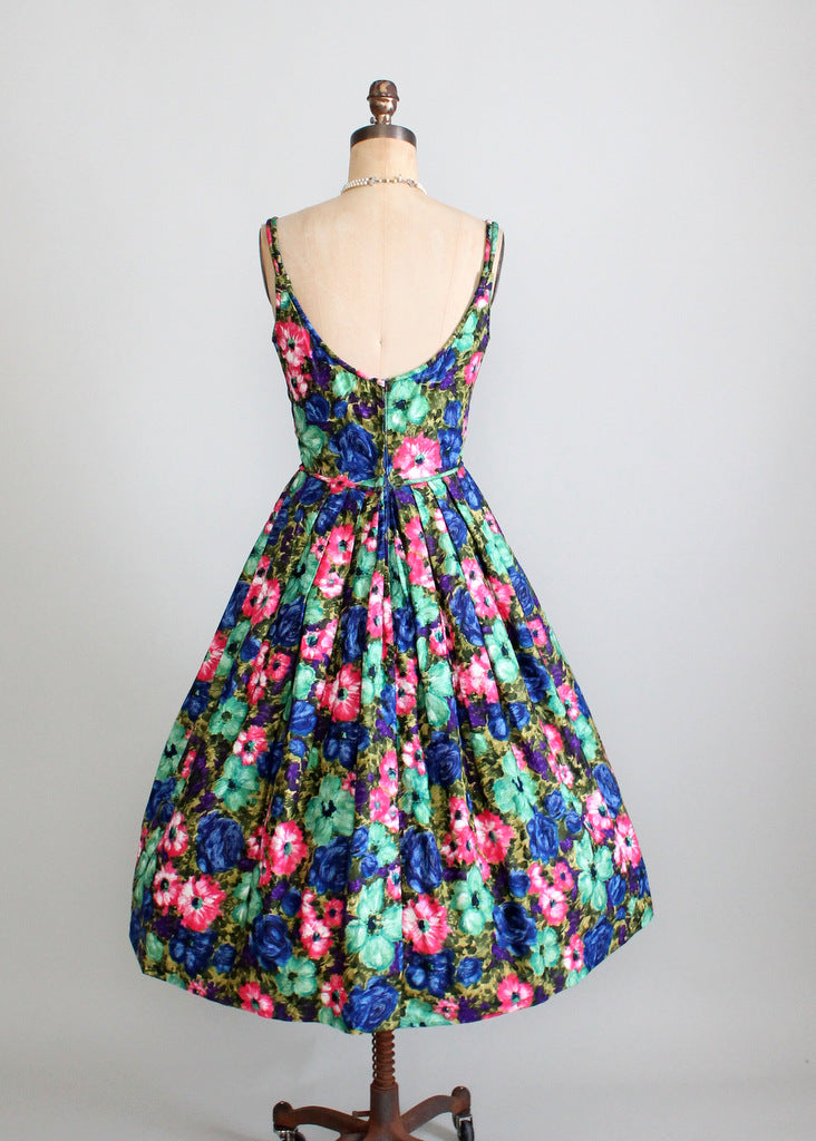 1960s floral sundress