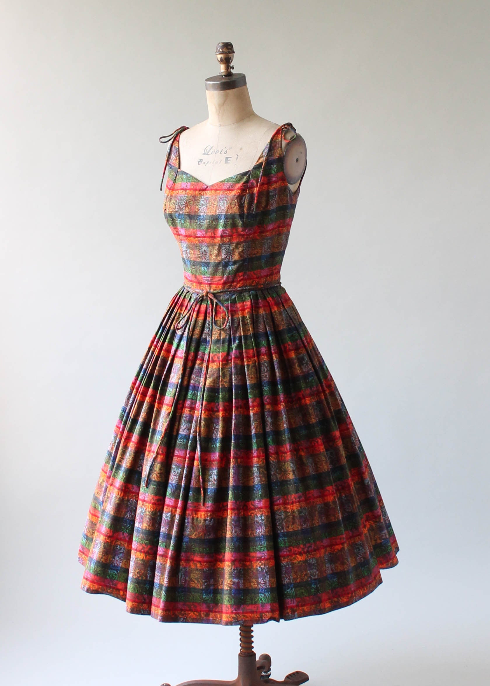 Vintage 1950s Palm Beach Summer Dress