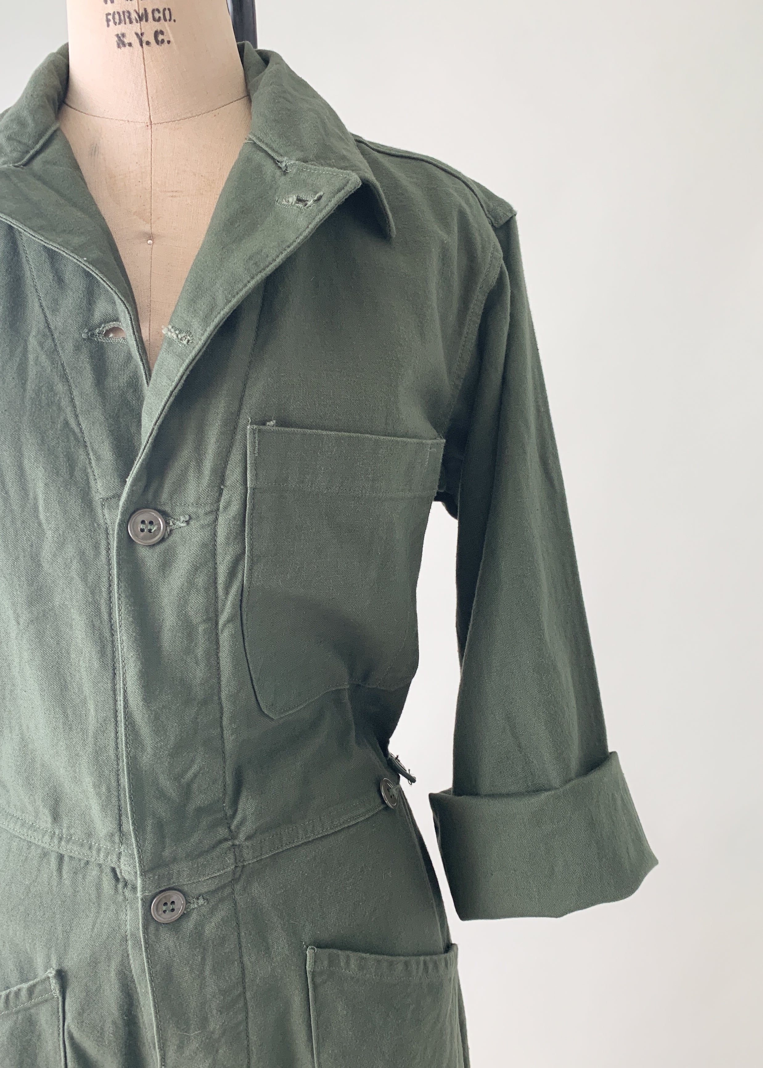 Vintage 1960s US Army Workwear Jumpsuit