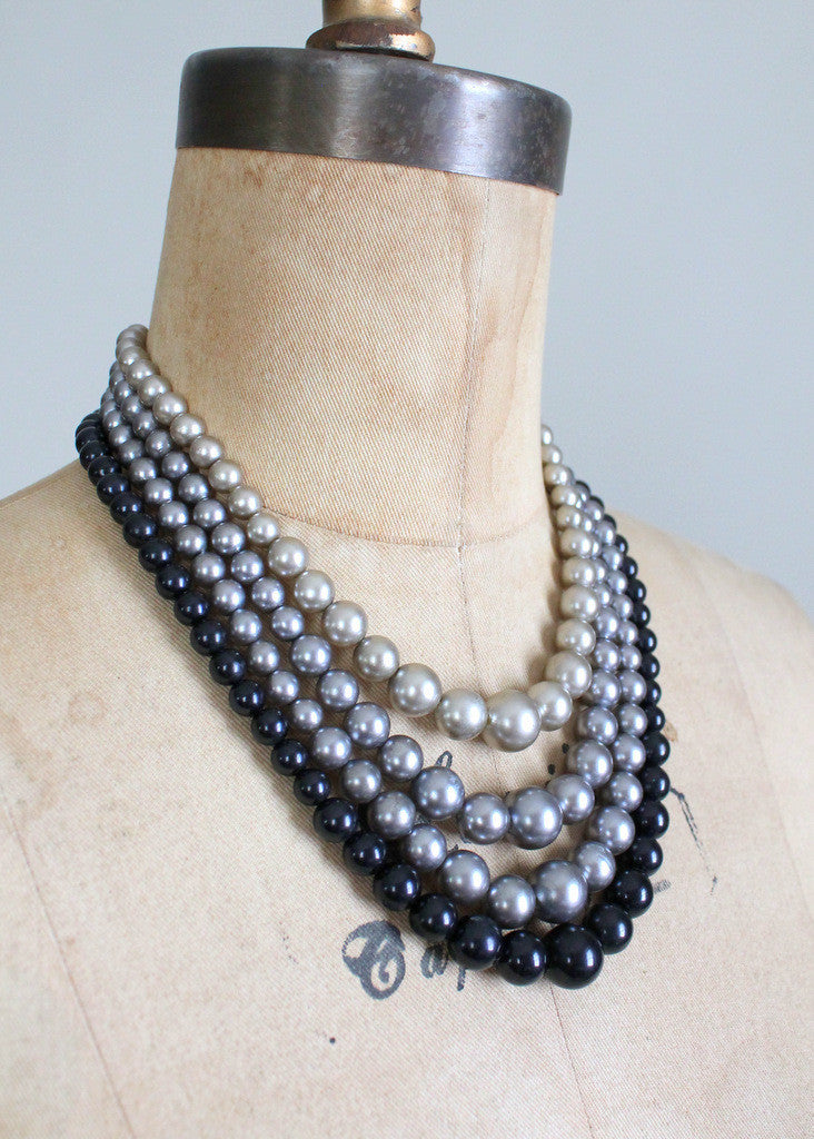 60s Multi Strand Necklace