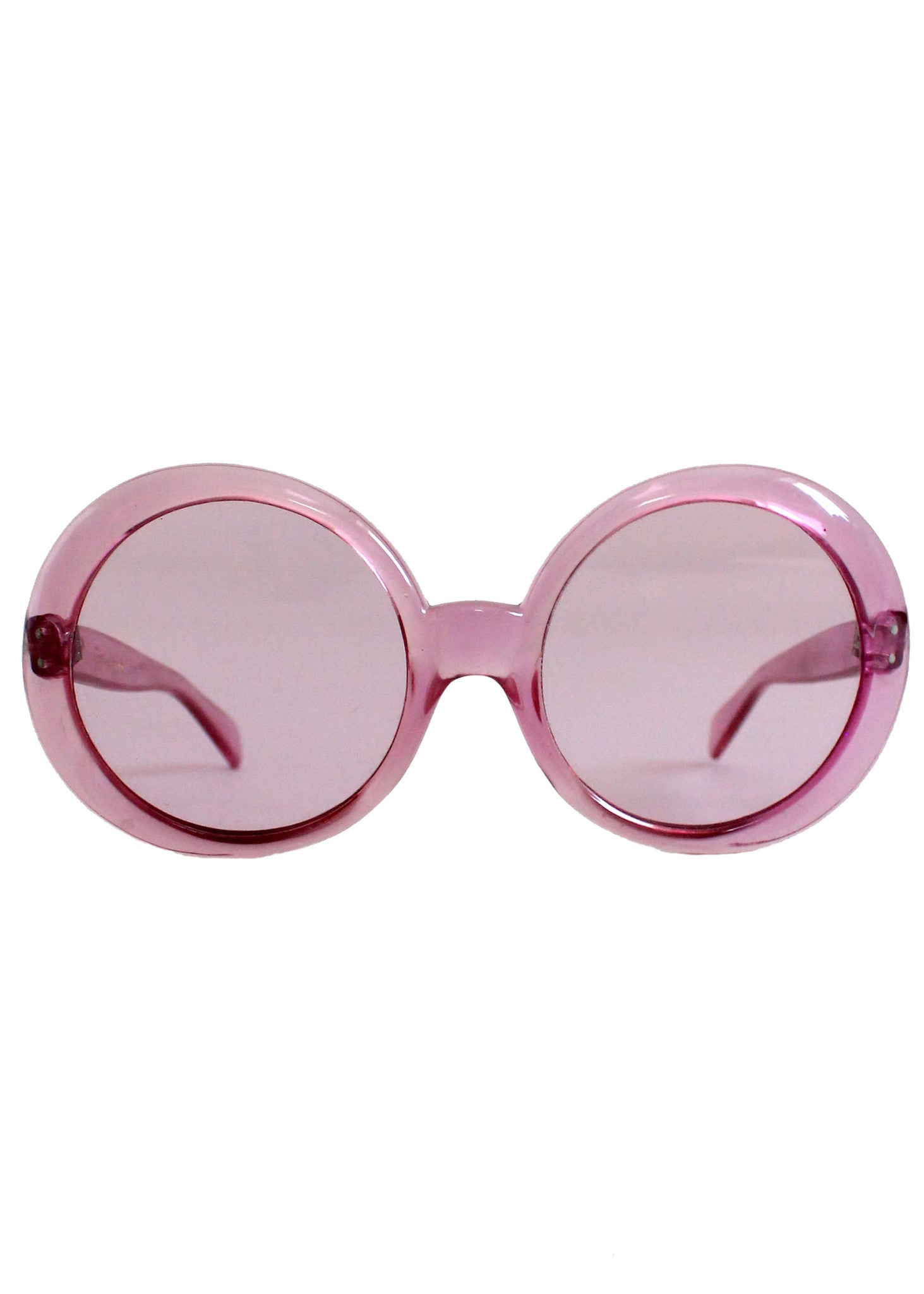 Vintage 1960s Pink Solfina Italian Sunglasses