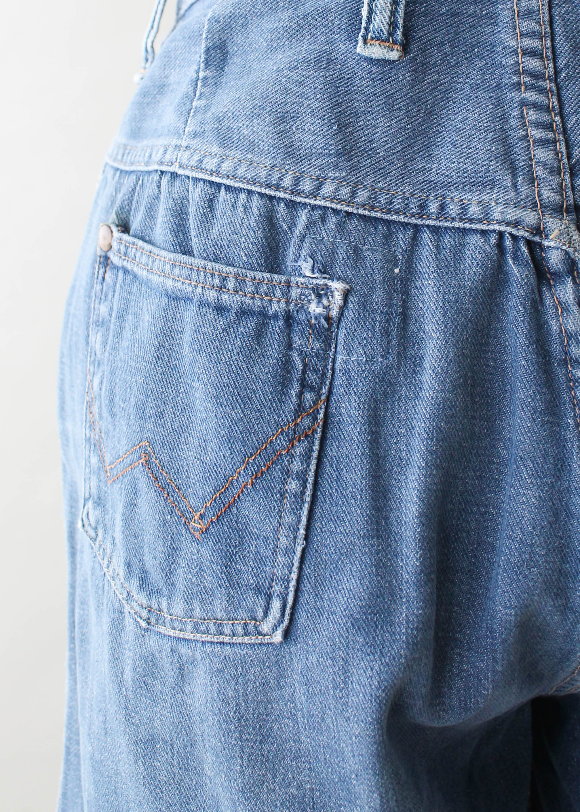 Vintage 1960s Wrangler Cut Off Jean Shorts