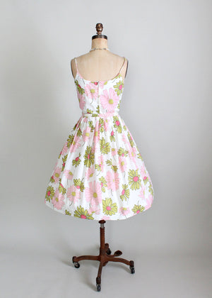 60s floral dress