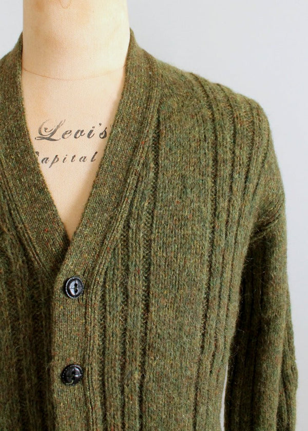 60s Floral Embroidered Cardigan, Vintage 1960s White Flower