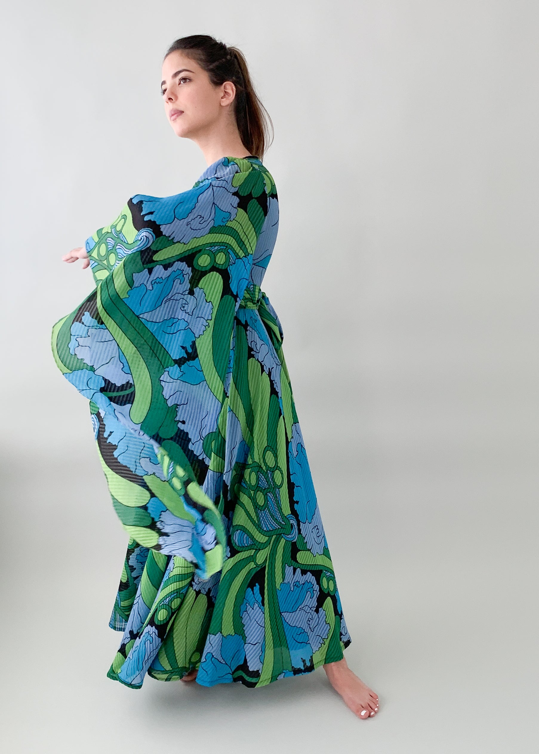 Vintage 1970s Jean Varon Jamaica Dress
