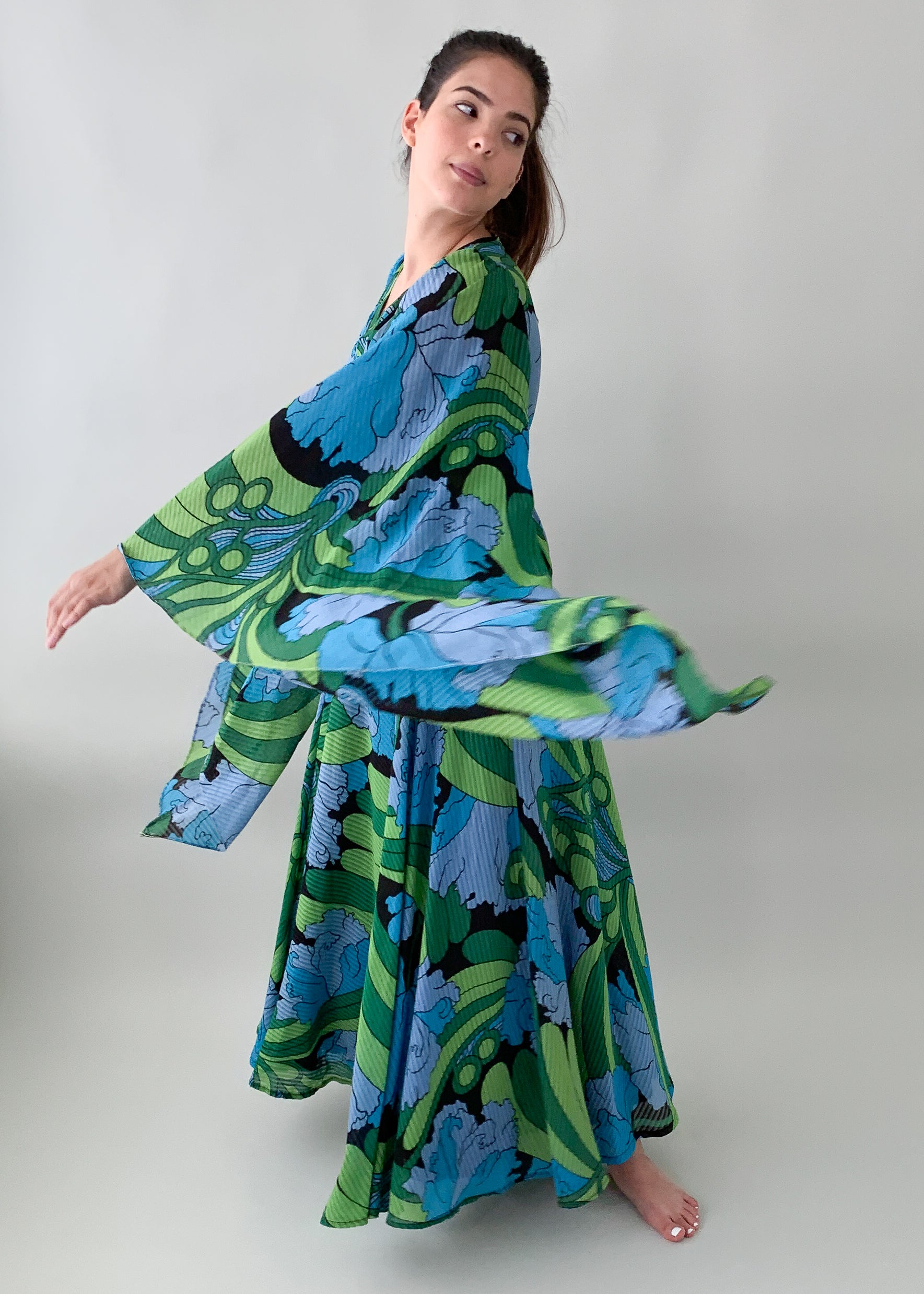 Vintage 1970s Jean Varon Jamaica Dress