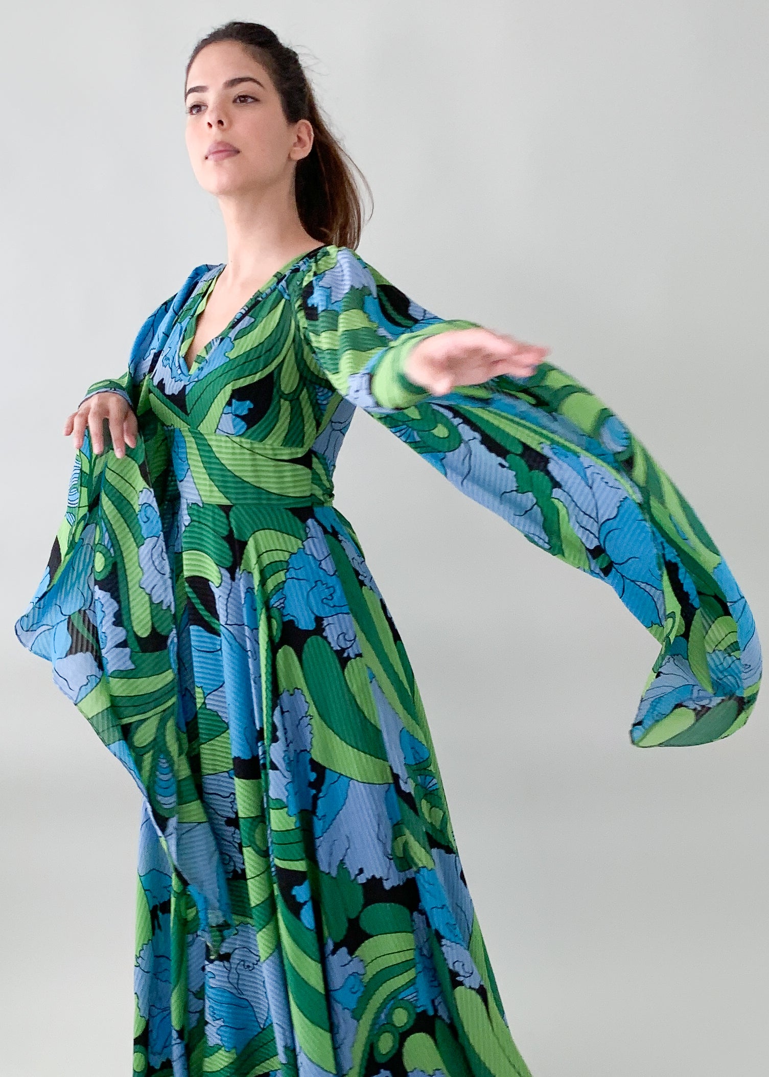 Vintage 1970s Jean Varon Jamaica Dress