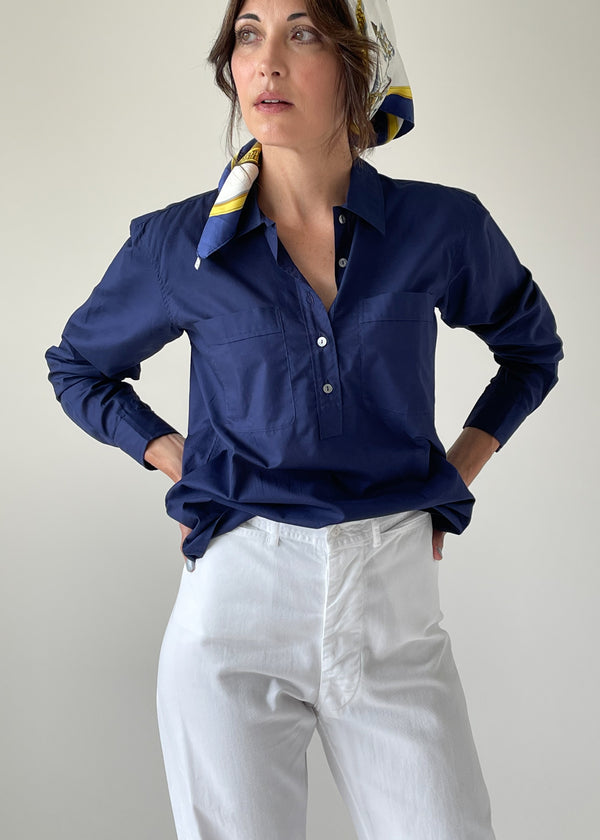 Vintage 1970s Yves Saint Laurent Tunic Top - Raleigh Vintage