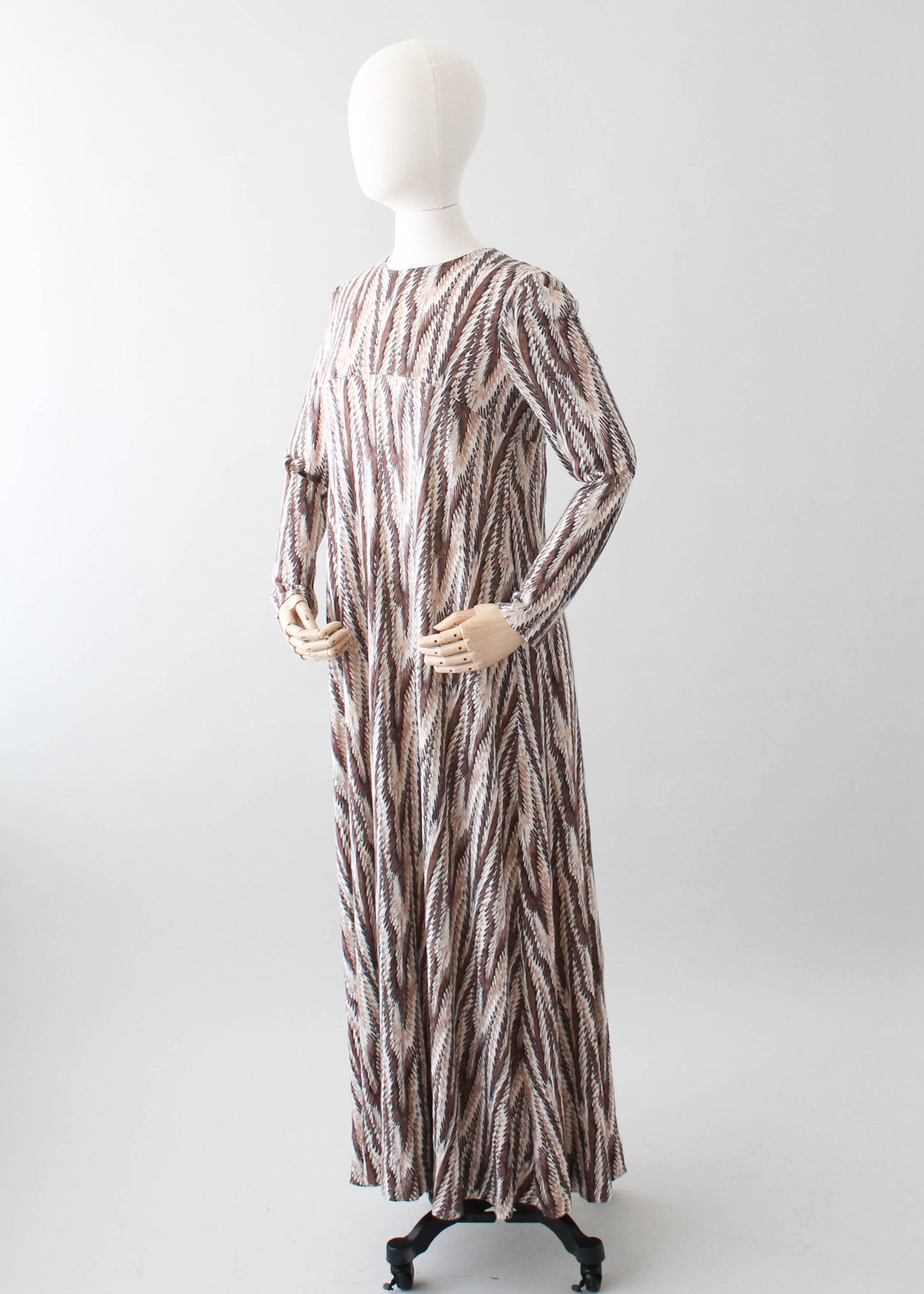 Vintage 1970s Diane Von Furstenberg Jersey Maxi Dress