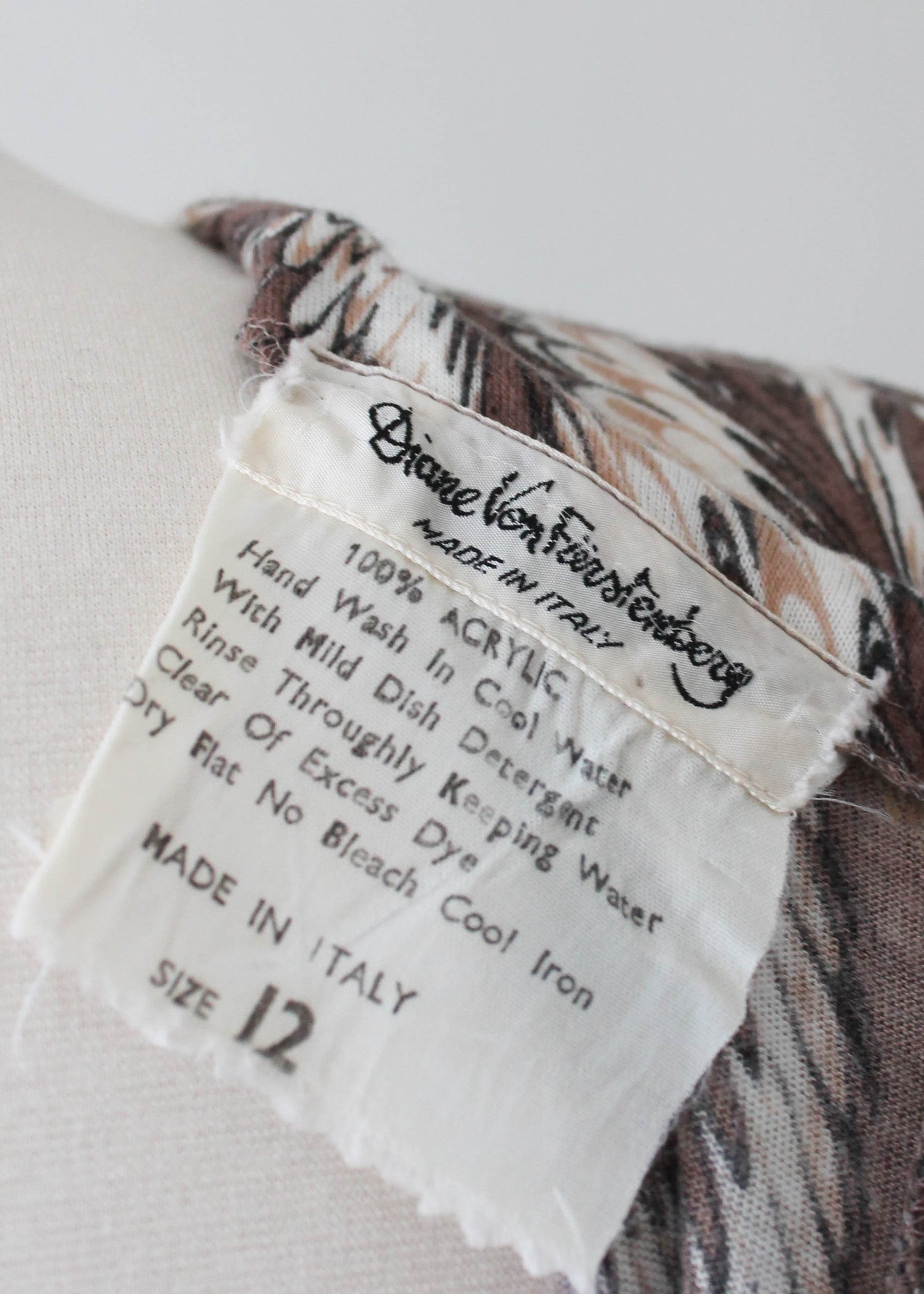 Vintage 1970s Diane Von Furstenberg Jersey Maxi Dress