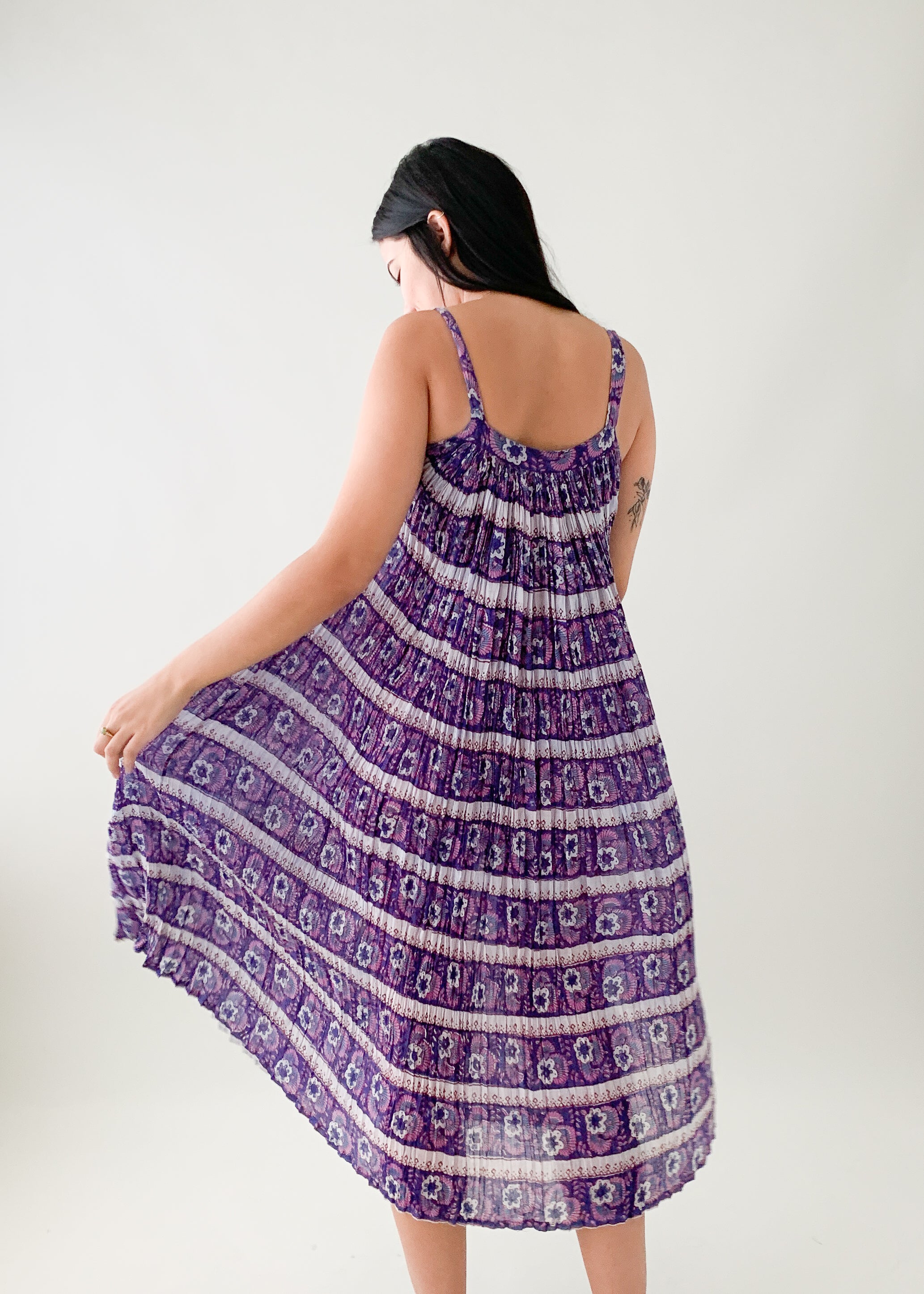 Vintage 1970s Indian Cotton Sundress