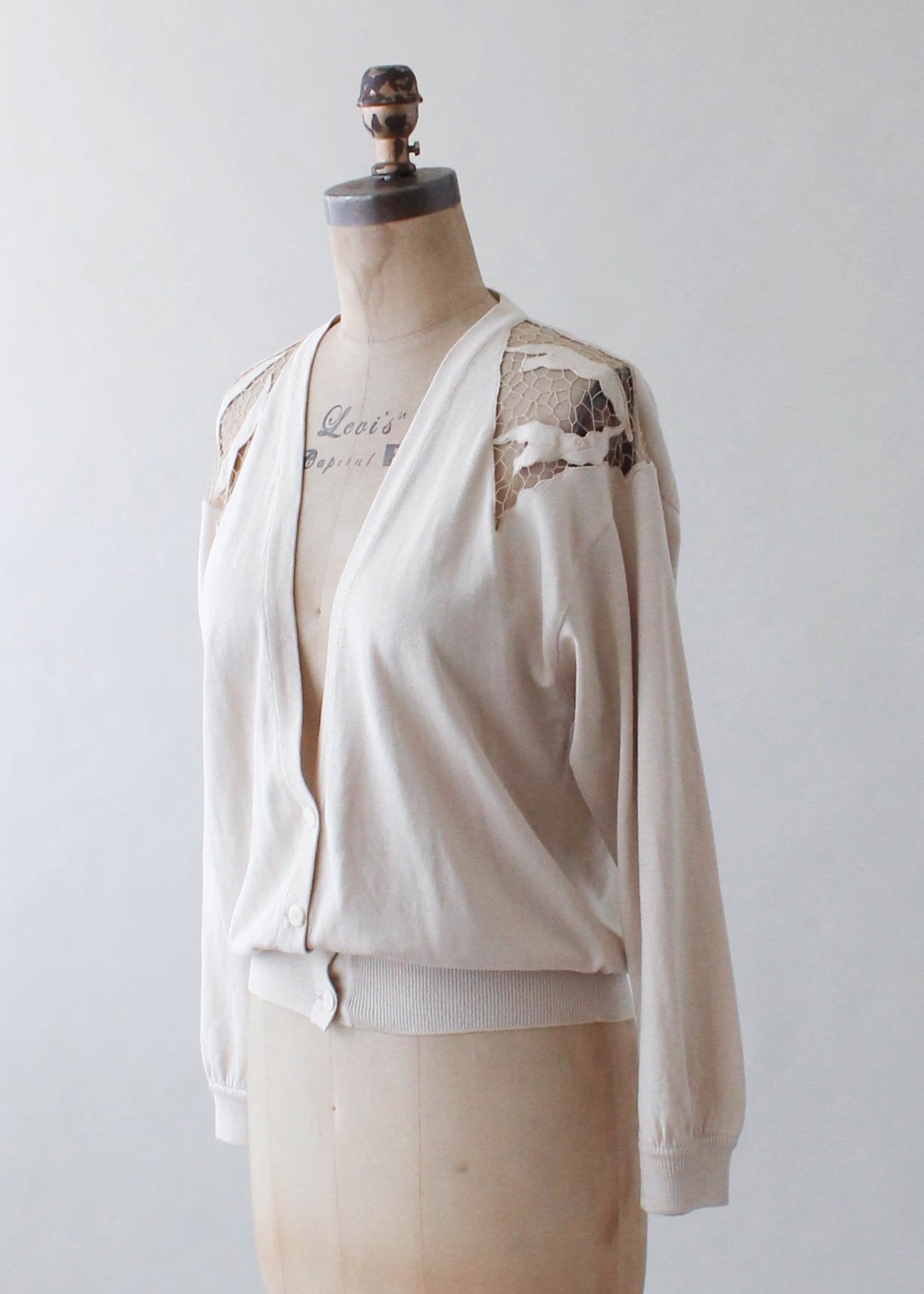 Vintage 1980s Gucci Silk Knit Cardigan