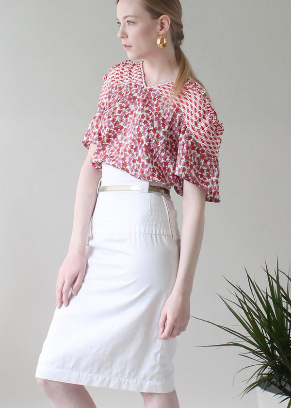 White cotton deals skirt uk