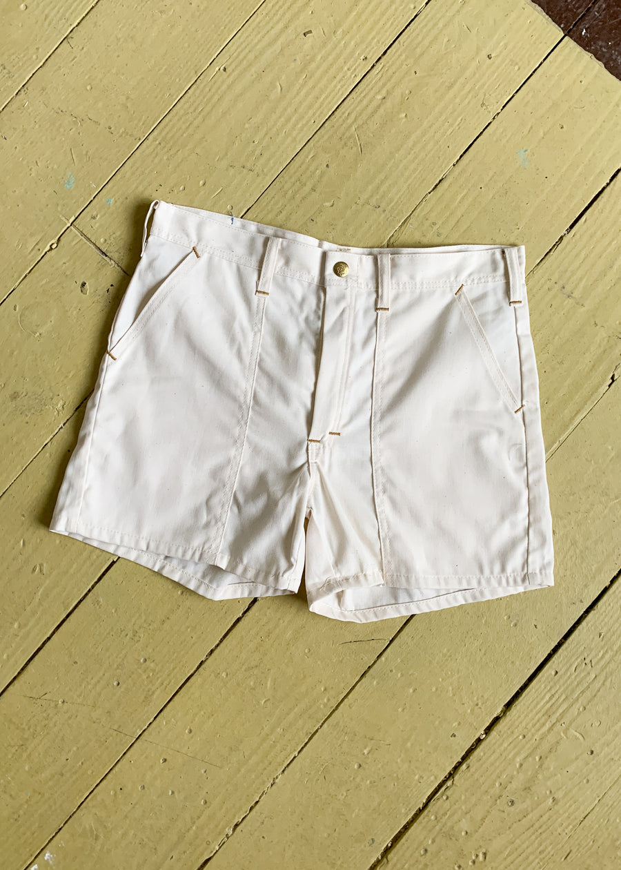 Vintage White Carpenter Shorts