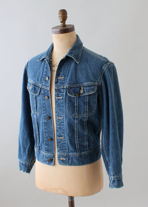 Vintage 1960s LEE Denim Jean Trucker Jacket