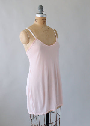 Vintage 1940s Rayon Knit Camisole Tank