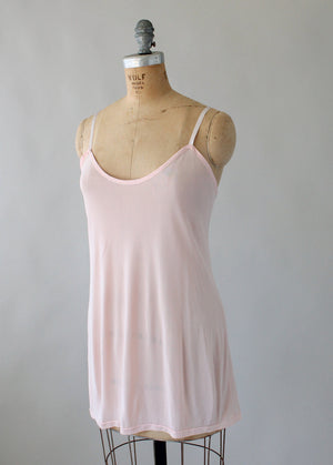Vintage 1940s Rayon Knit Camisole Tank
