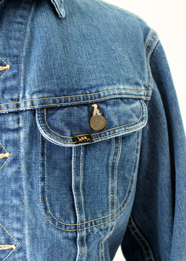Vintage 1960s LEE Denim Jean Trucker Jacket Raleigh Vintage
