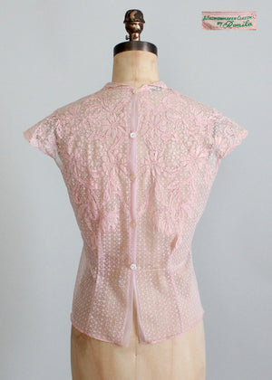 Vintage 1950s Ronila blouse