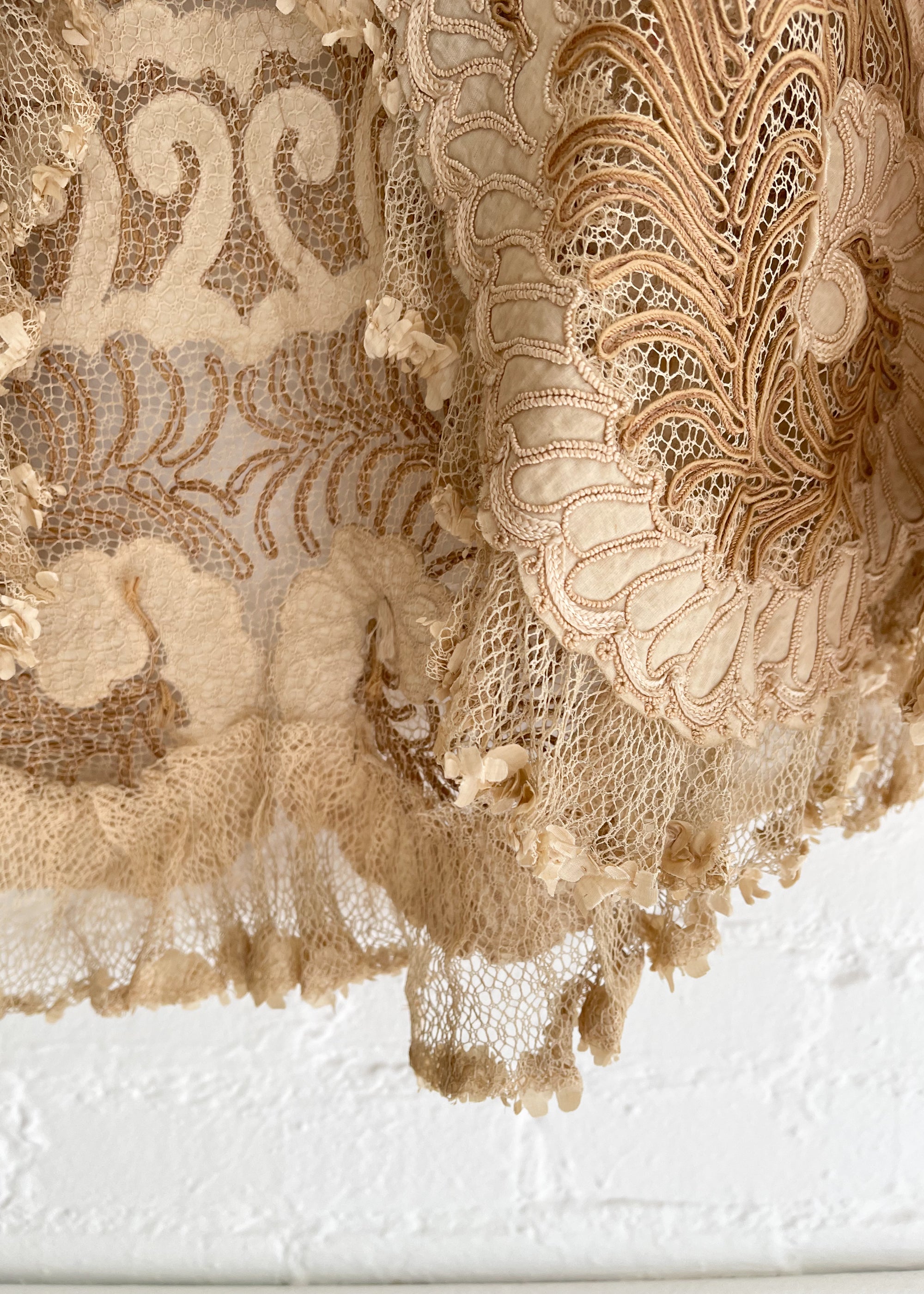 Antique Edwardian Lace Summer Cape