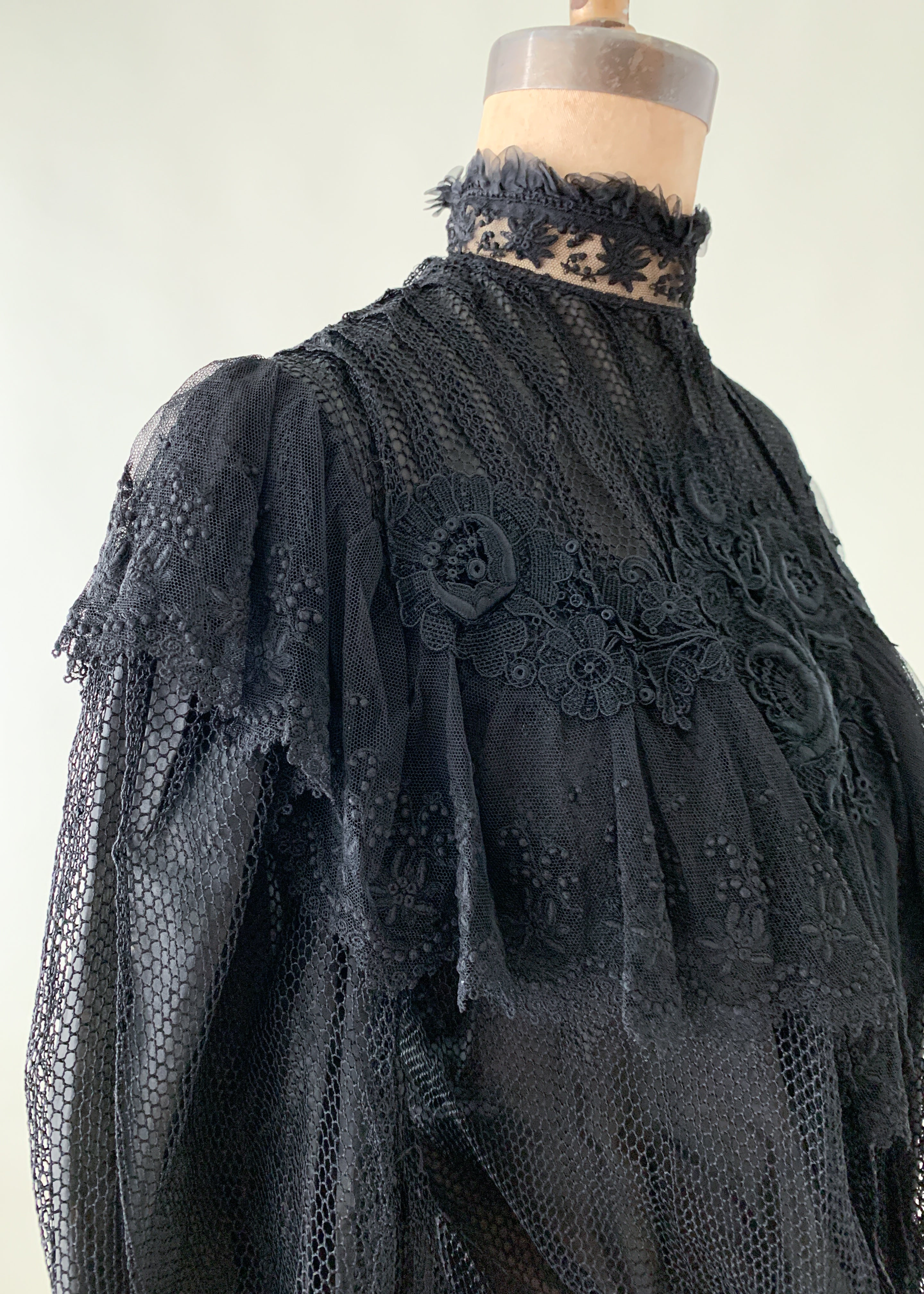 Antique Belle Epoque Lace Blouse