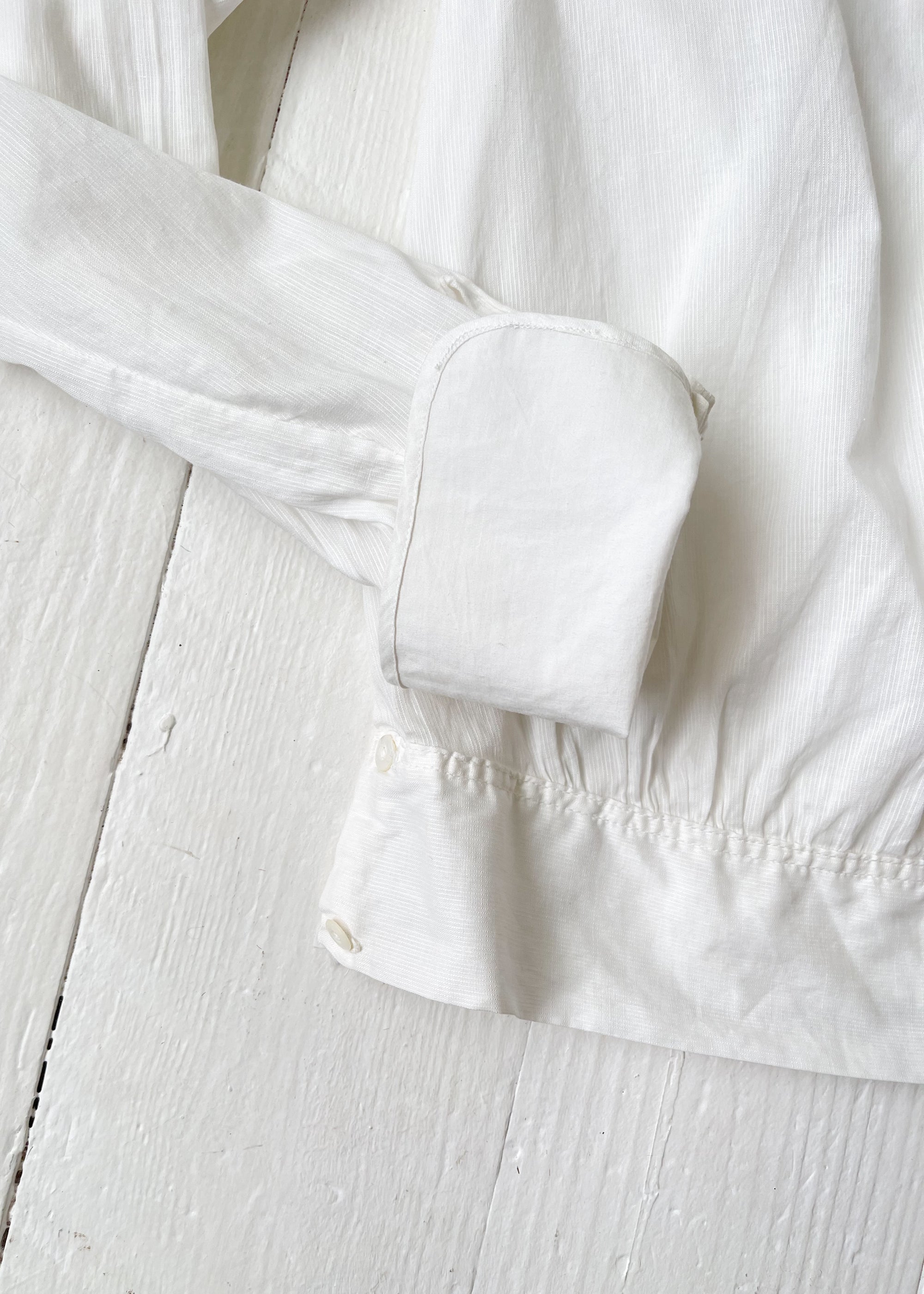 Vintage 1920s Menswear Style Blouse