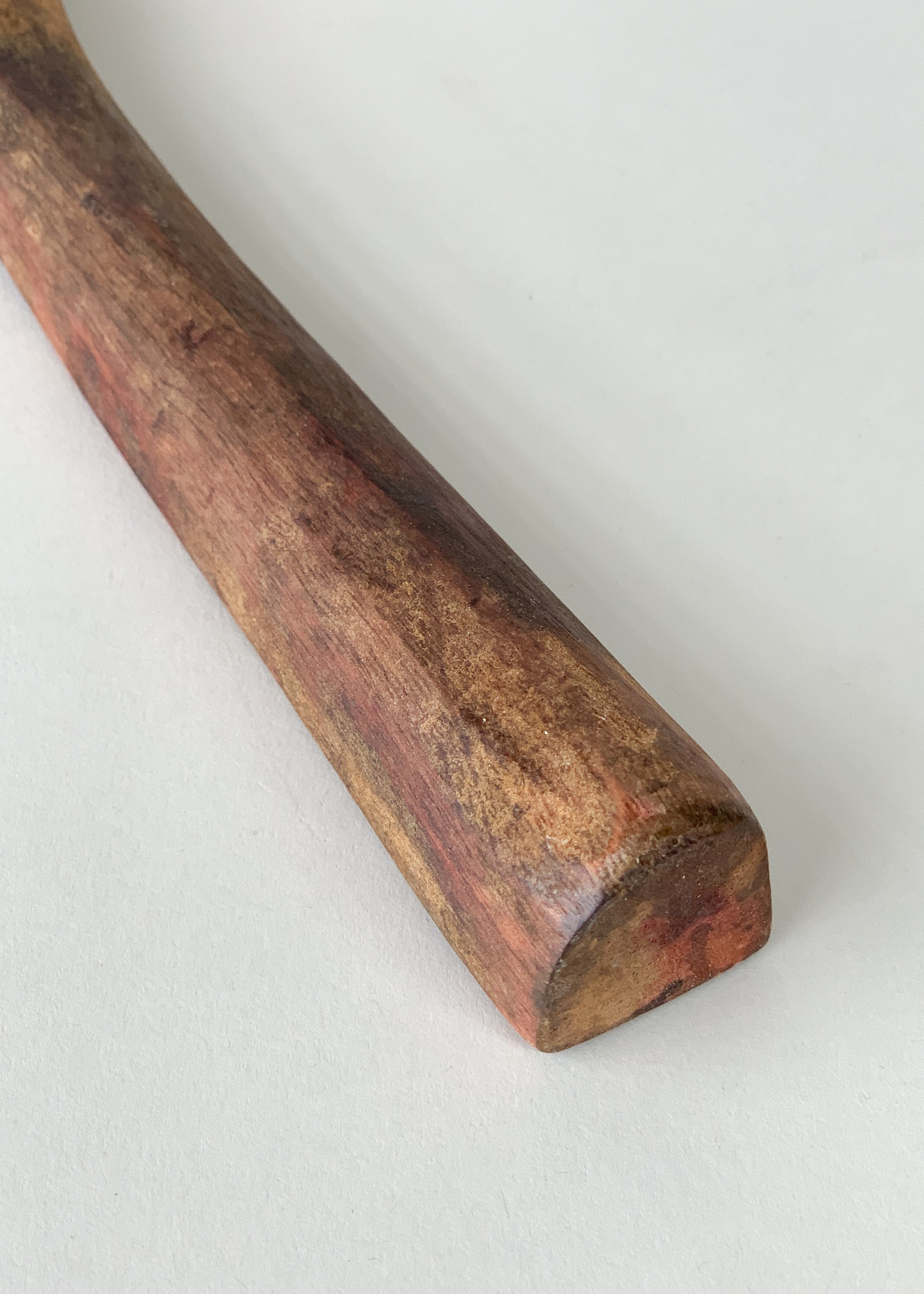 Antique Hand Carved Wood Jam Spoon