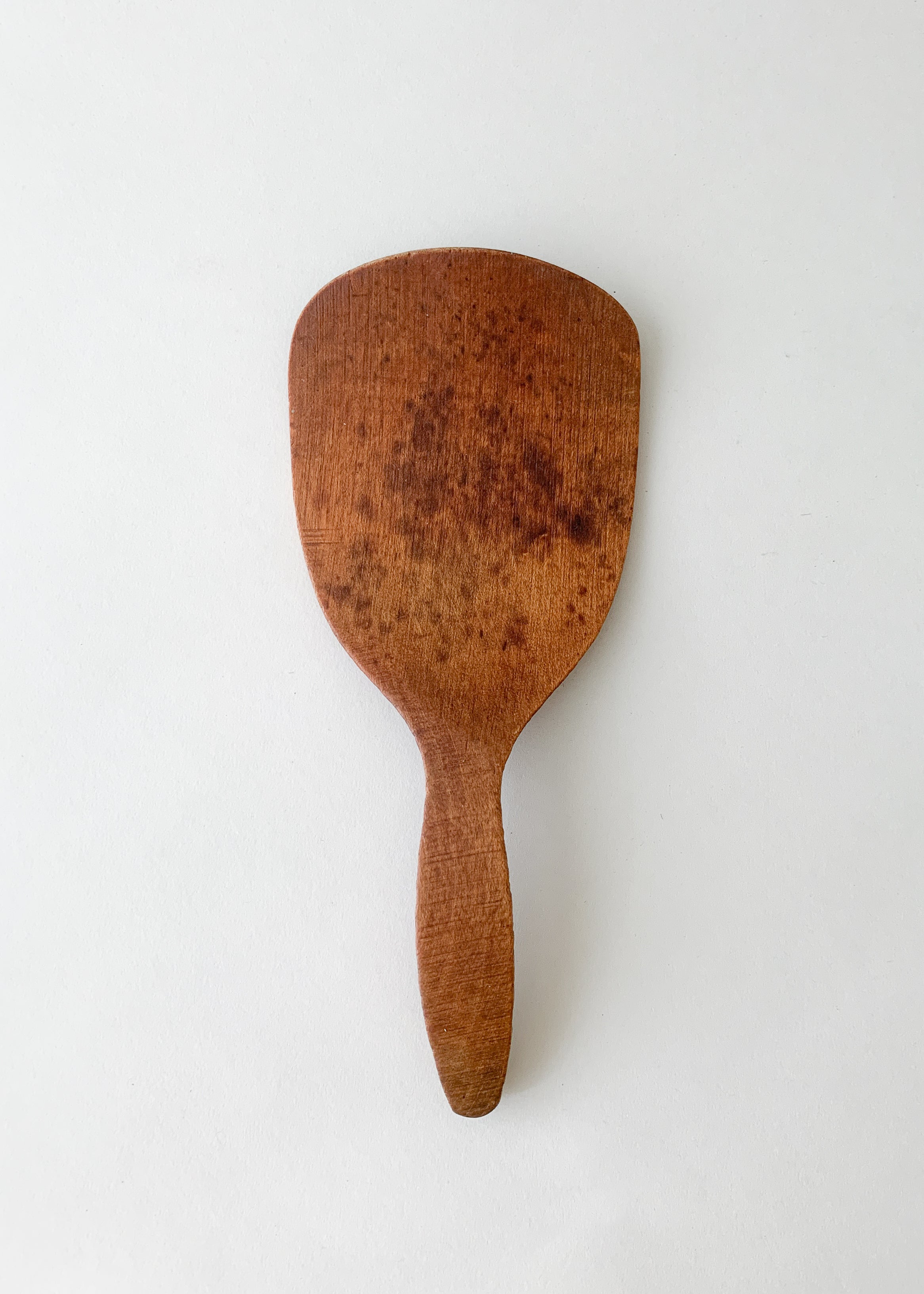 Antique Wood Spatula Scoop
