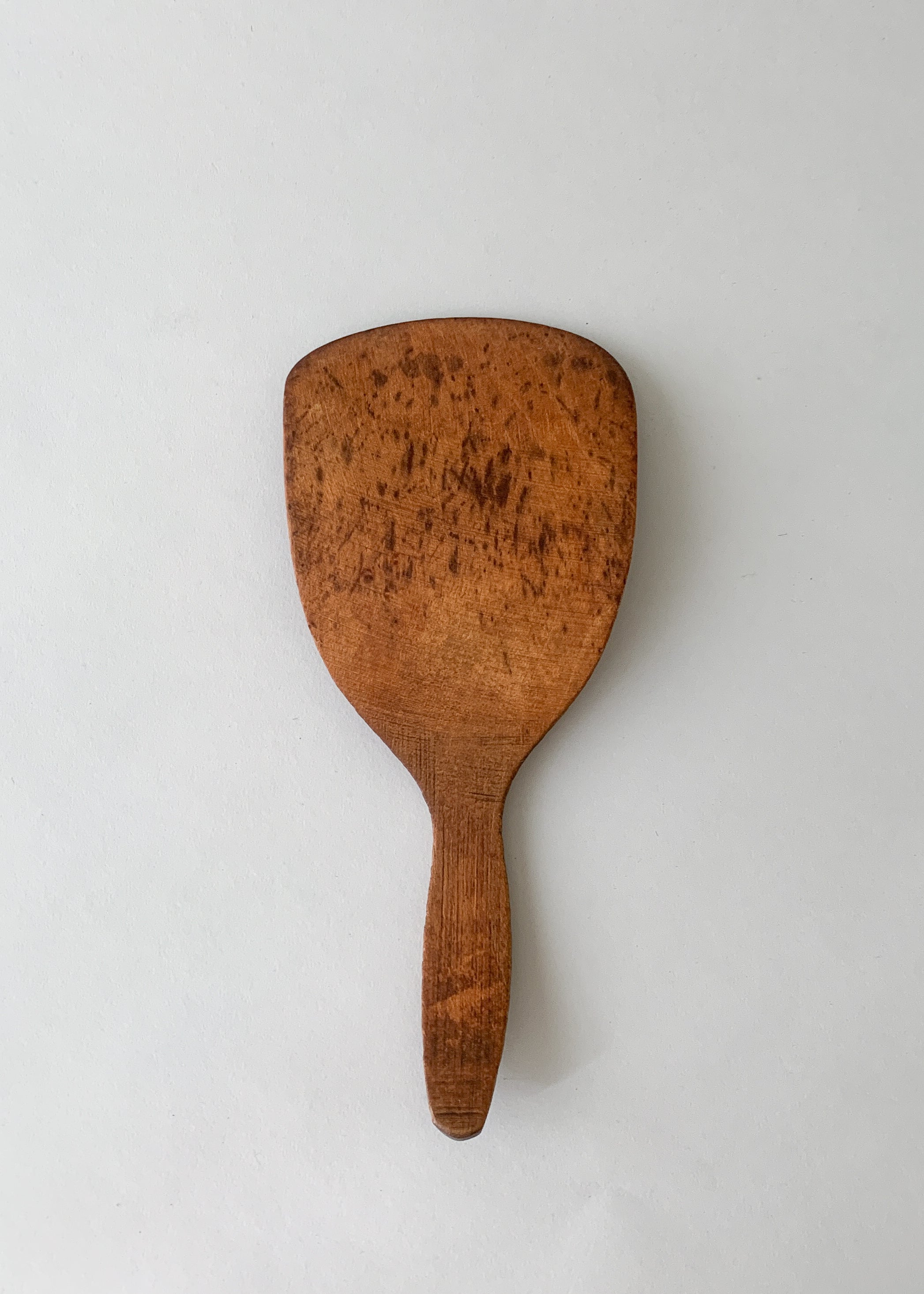 Antique Wood Spatula Scoop