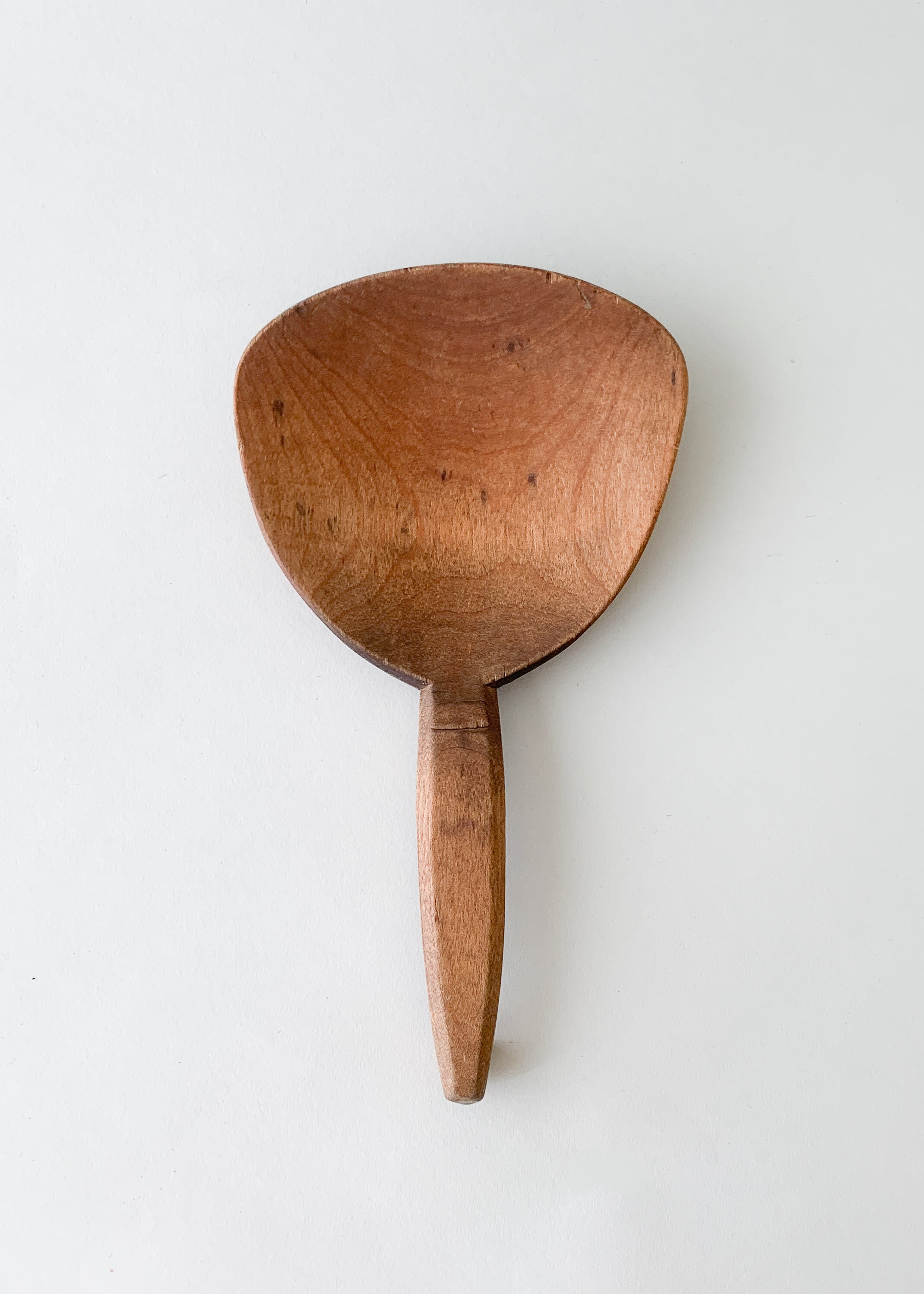 Antique Wood Spatula Scoop