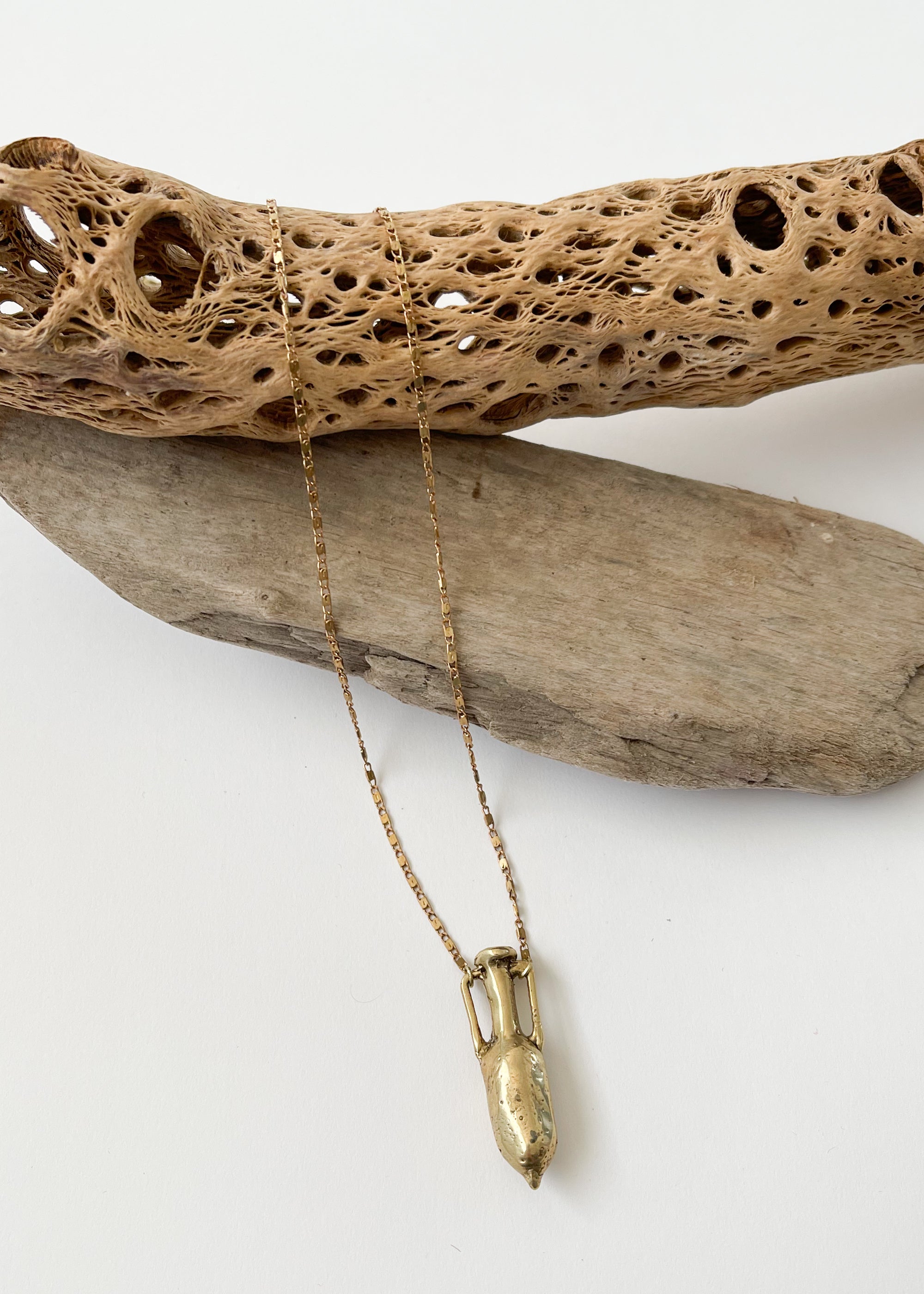 Mediterranean Amphora Charm Necklace