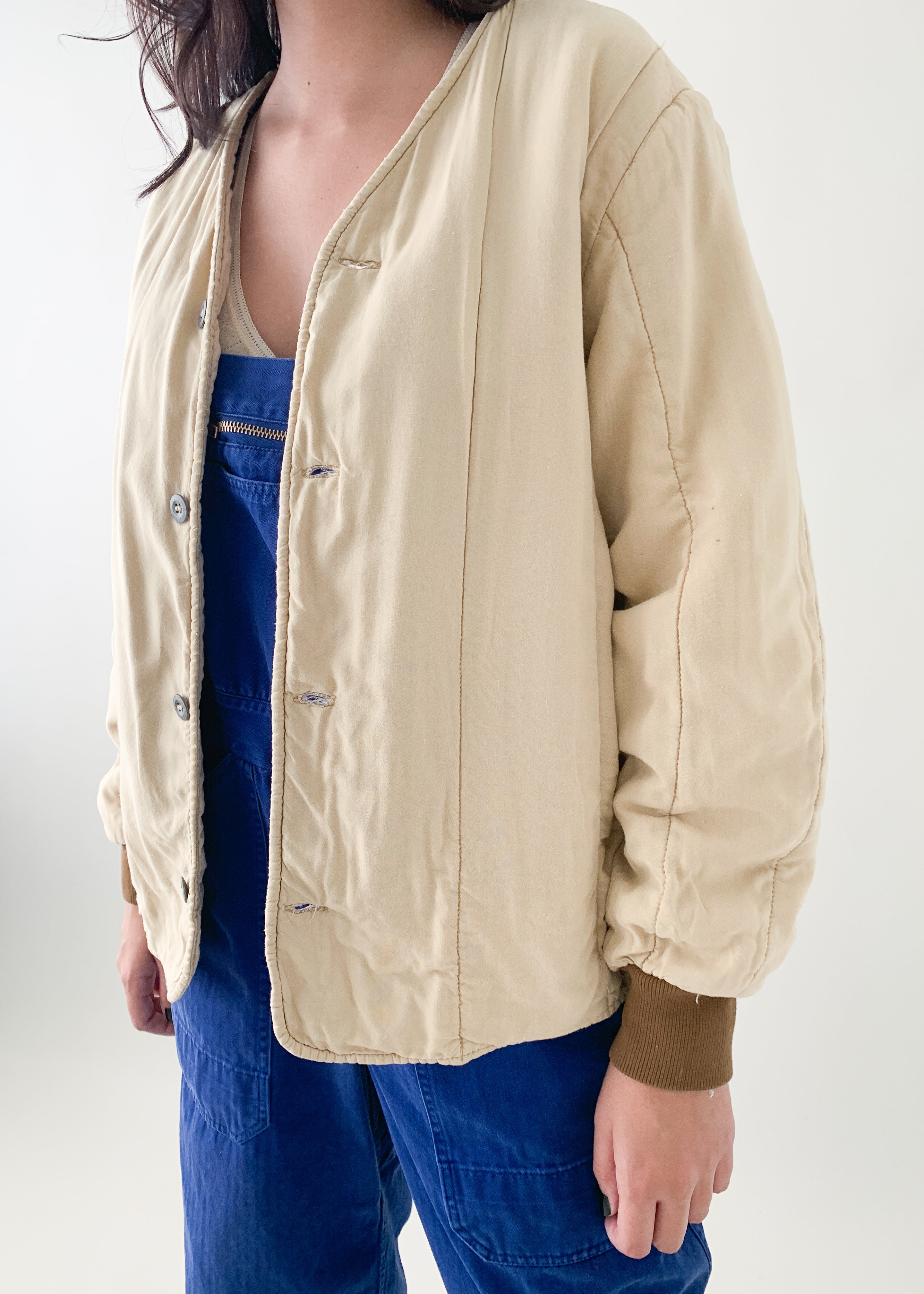 Vintage Czech Quilted Liner Jacket