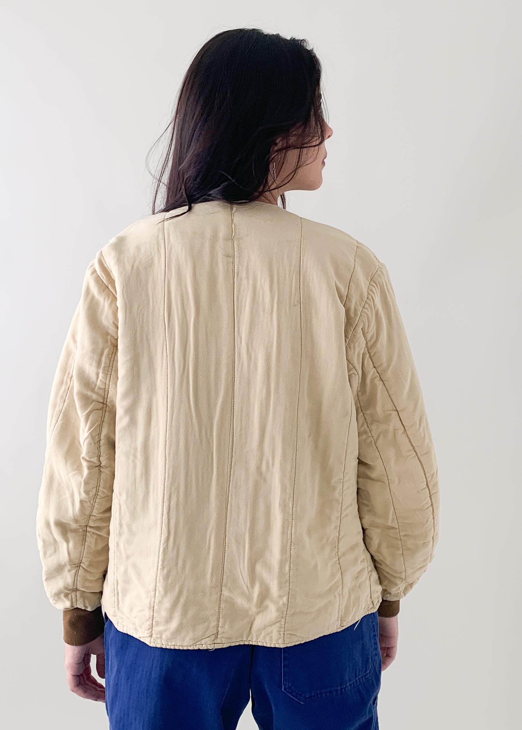 Vintage Czech Quilted Liner Jacket