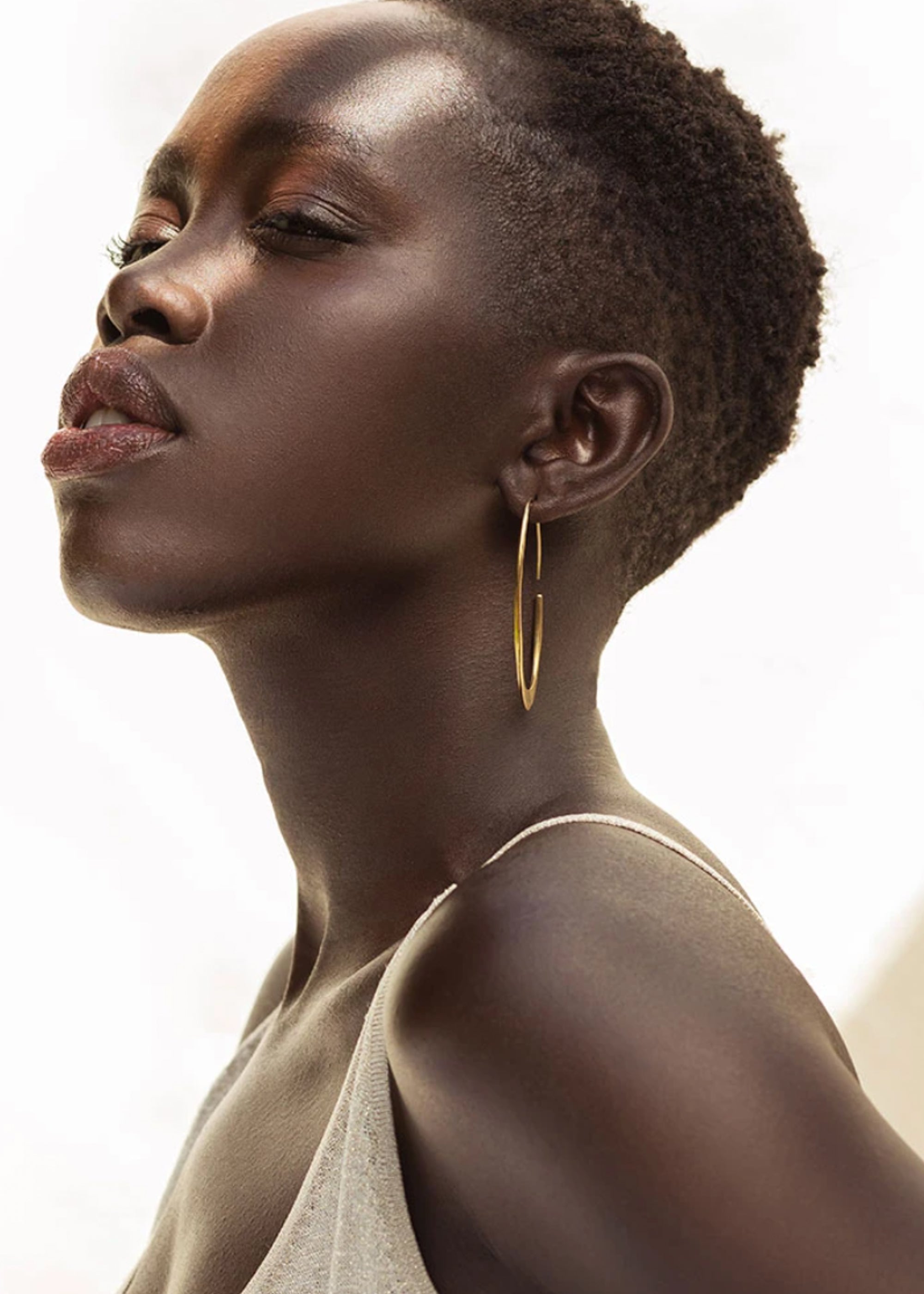 Mezi Tapered Hoop Earrings