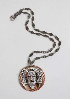 Vintage Late 1960s Napier Egyptian Statement Necklace