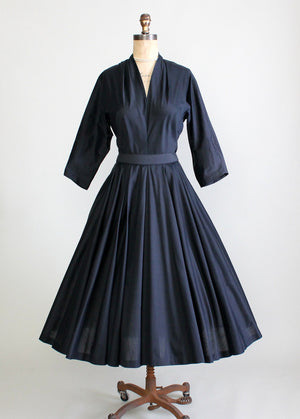 Vintage 1950s Norman Wiatt Day to Night Dress